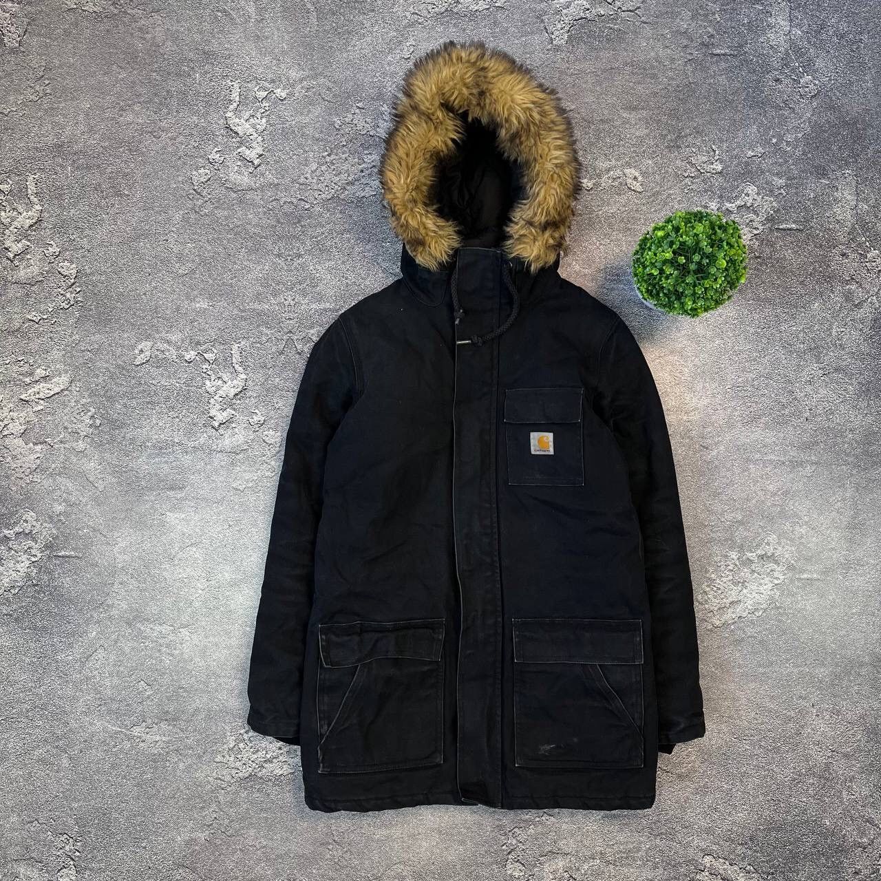 Carhartt Vintage Carhartt Siberian Parka 3M Thinsulate Black Faded Size US XS / EU 42 / 0 - 25 Thumbnail