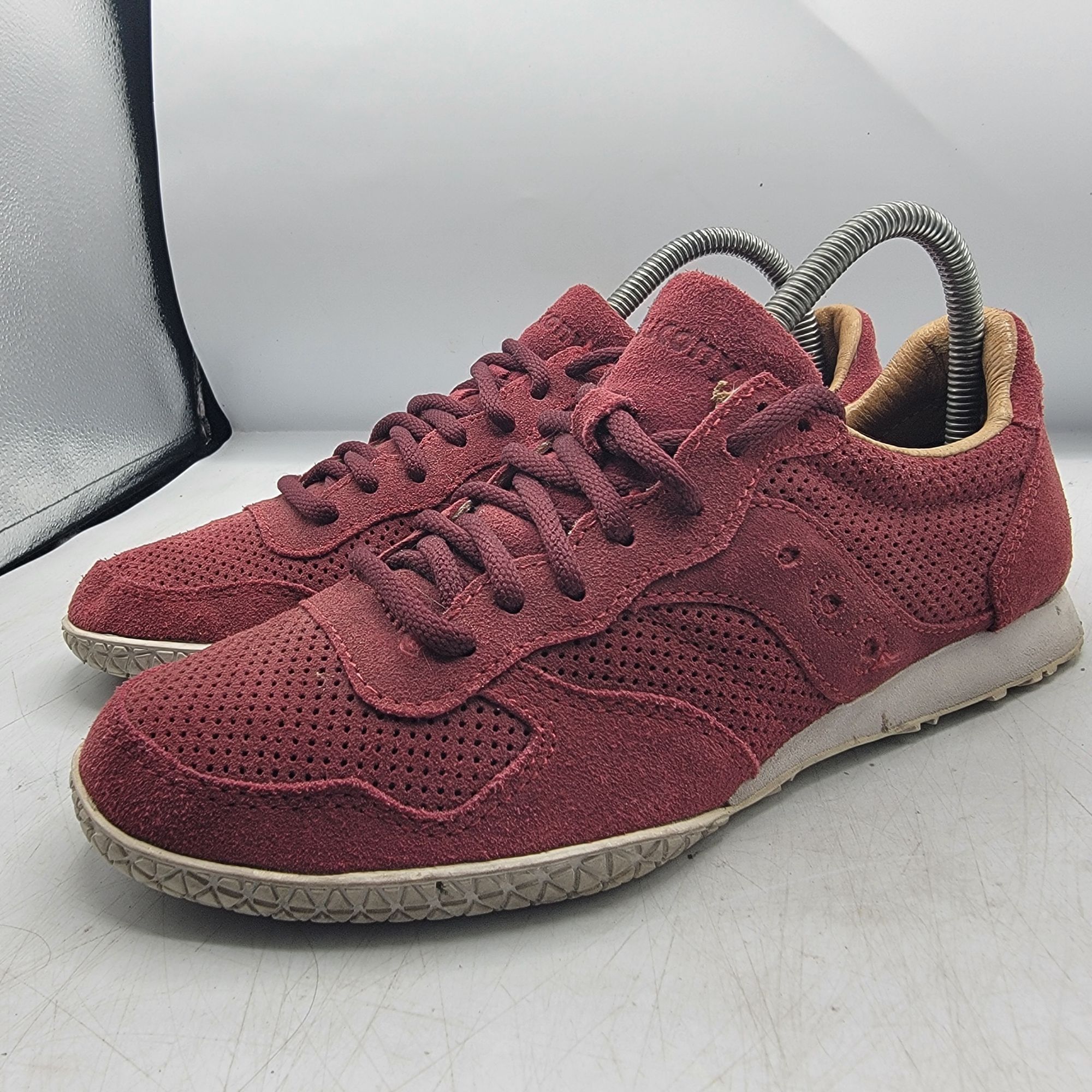 Saucony Saucony Jazz Womens 8.5 Red Sneaker Shoes Casual Walking Com Size US 8.5 / IT 38.5 - 4 Thumbnail