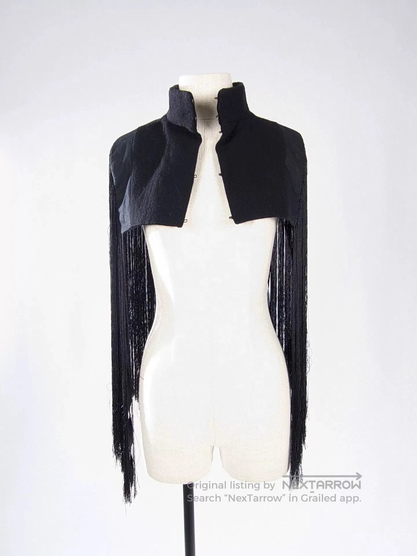Ann Demeulemeester Ann Demeulemeester Fringe Shawl Coat. Size XS / US 0-2 / IT 36-38 - 4 Thumbnail