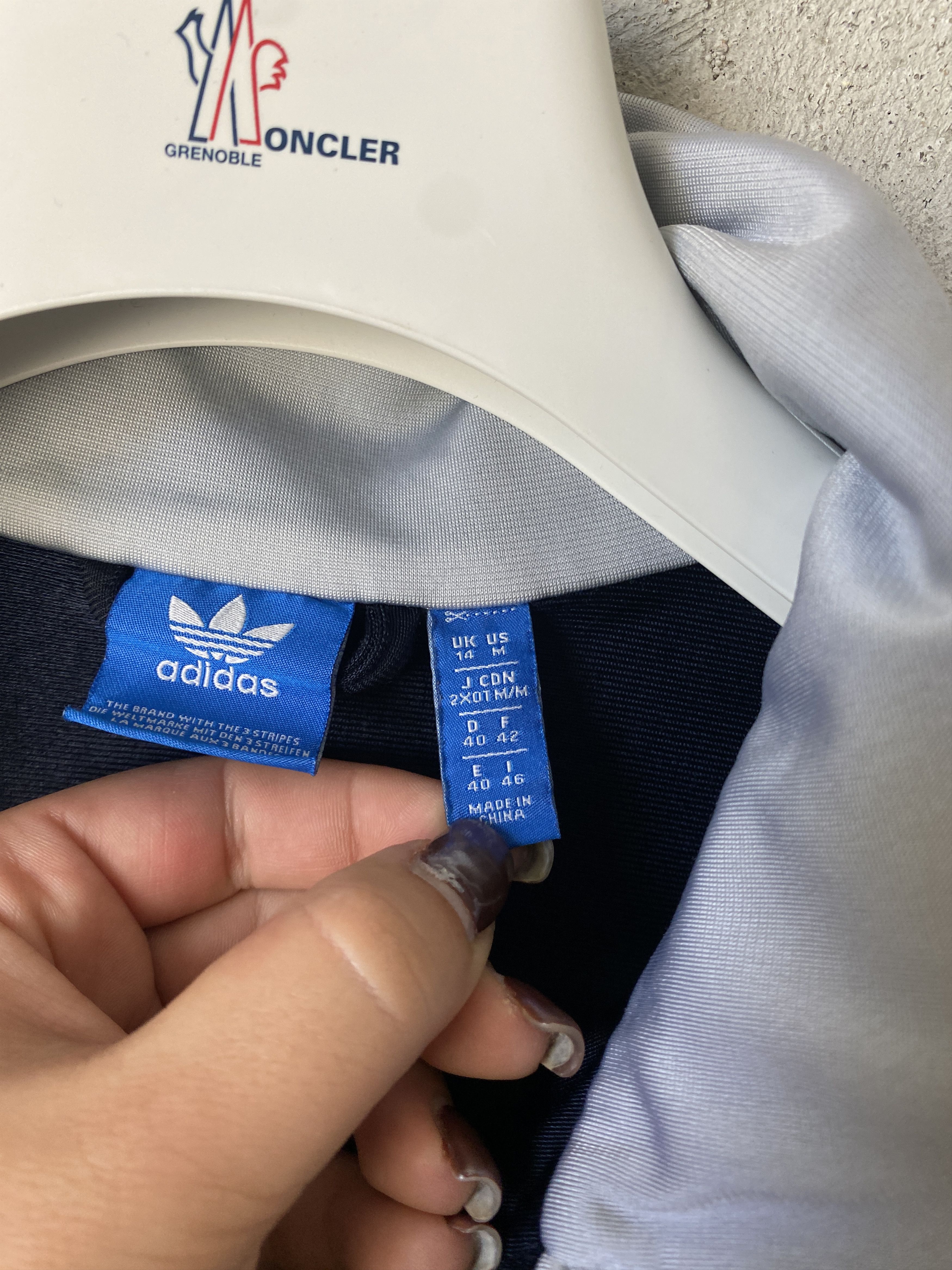Adidas Adidas zip-up big logo sweatshirt Size US M / EU 48-50 / 2 - 5 Thumbnail