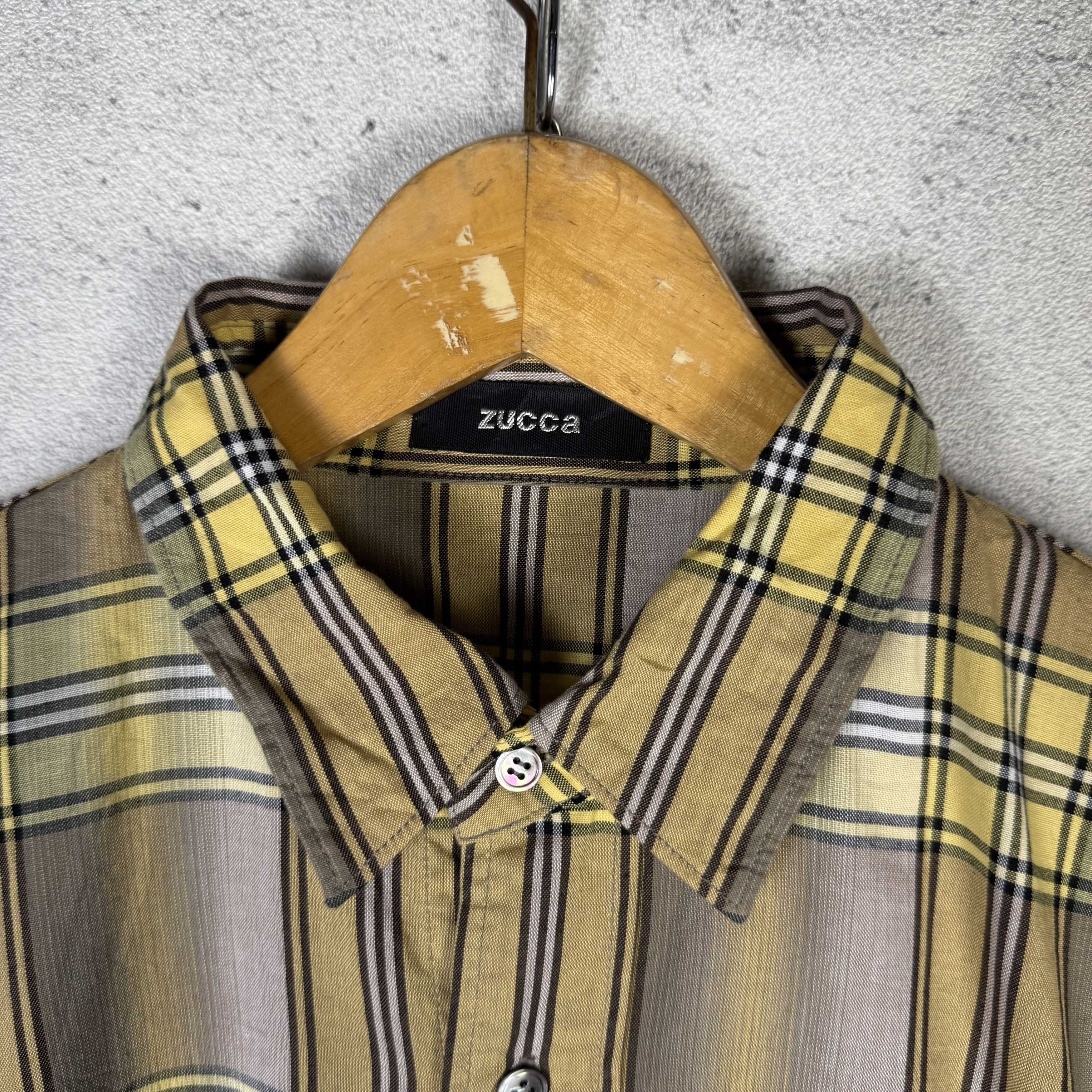 Zucca Zucca Japan Oversized Plaid Longline Shirt Size US M / EU 48-50 / 2 - 6 Thumbnail