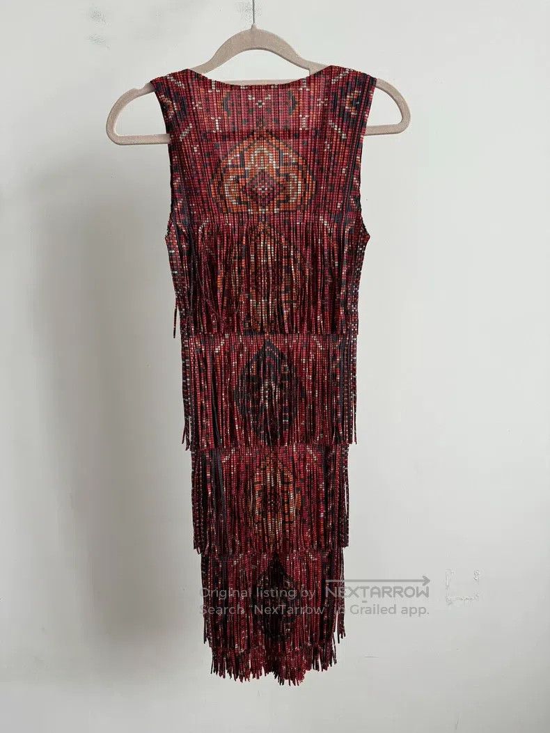 Issey Miyake Issey Miyake Red Dress Size XL / US 12-14 / IT 48-50 - 2 Thumbnail