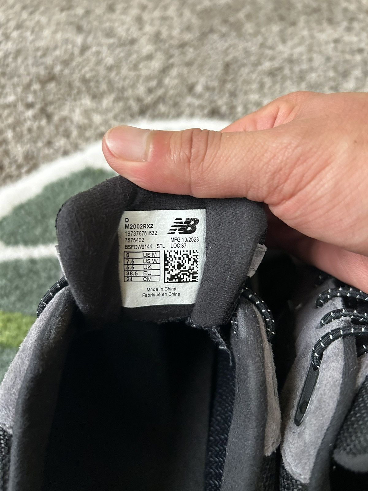 Goretex × JJJJound × New Balance Jjjjound Charcoal Goretex 2002r - Size 6 Size US 6 / EU 39 - 7 Thumbnail