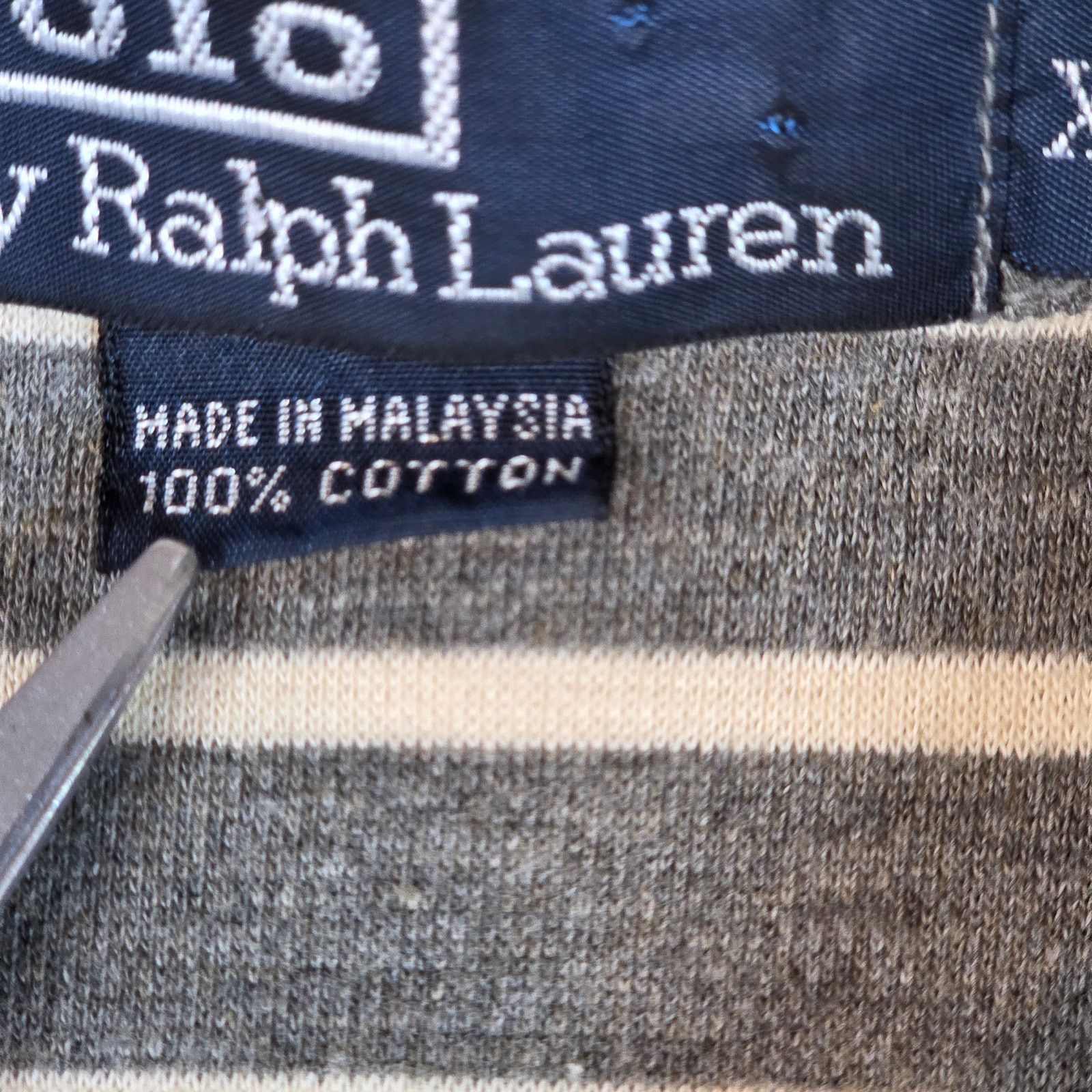 Polo Ralph Lauren Vintage Polo Ralph Lauren Striped Long Sleeve Shirt XL Size US XL / EU 56 / 4 - 4 Thumbnail