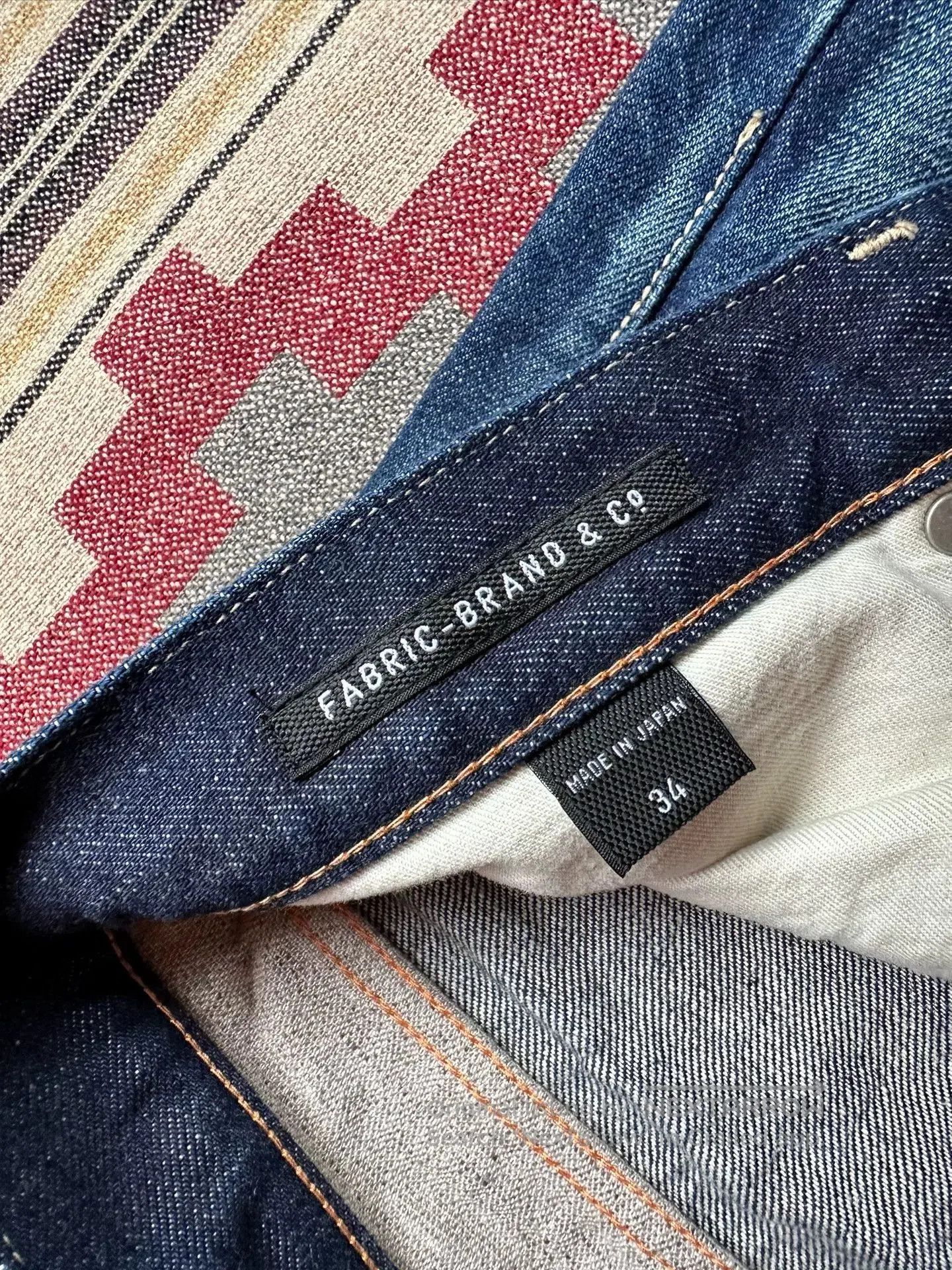 Fabric Brand & Co. Fabric Brand&Co Selvage Denim Pants. Size US 34 / EU 50 - 4 Thumbnail