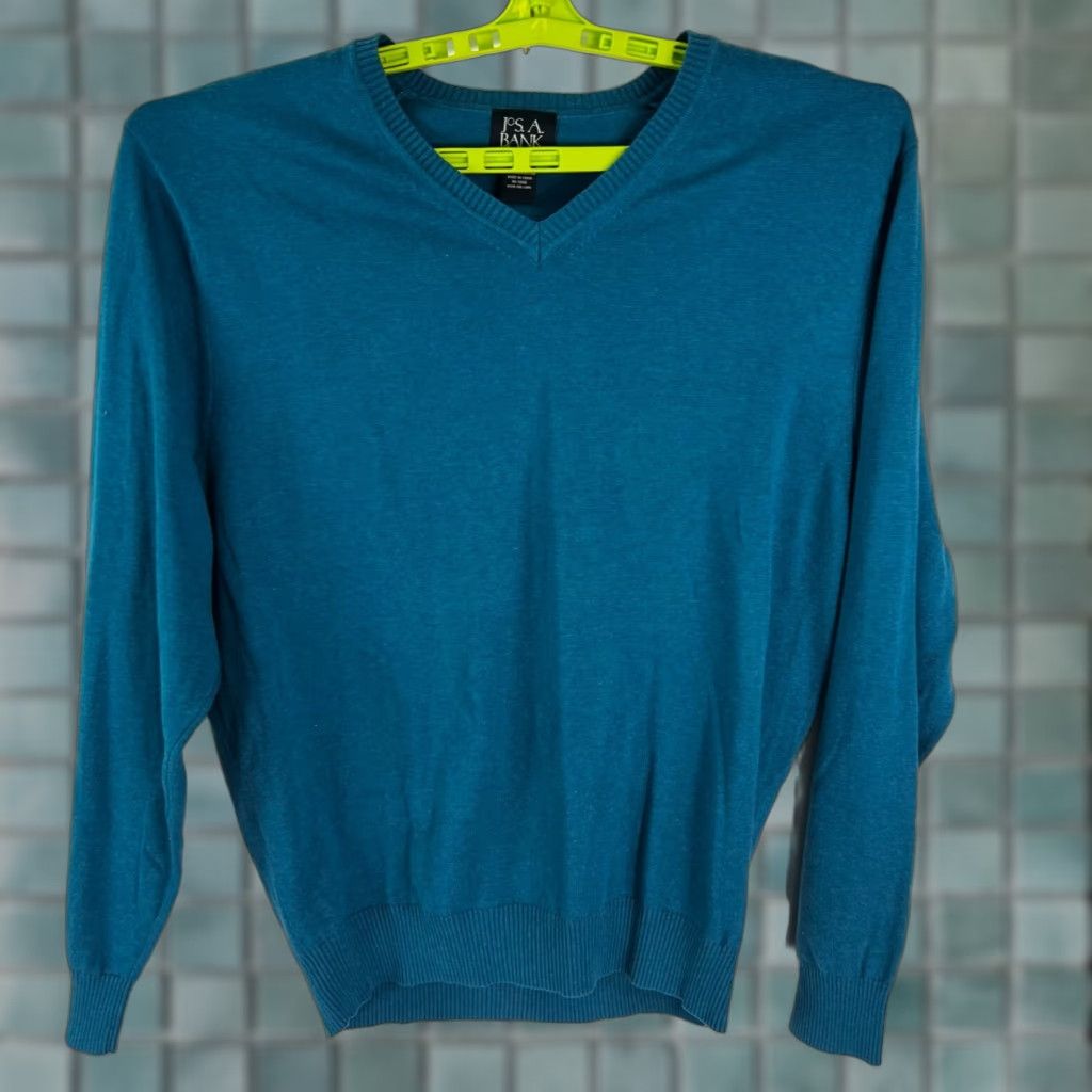 Jos. A. Bank Jos. A. Bank Sweater Pullover Men 2XL Blue 100% Cotton Pima Soft Knit Crew Neck Casual Classic Size US XXL / EU 58 / 5 - 1 Thumbnail