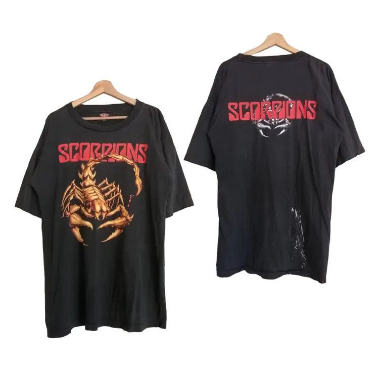 Band Tees Vintage Scorpions Band Rock Eagle Tee Shirt Size US M / EU 48-50 / 2 - 2 Thumbnail