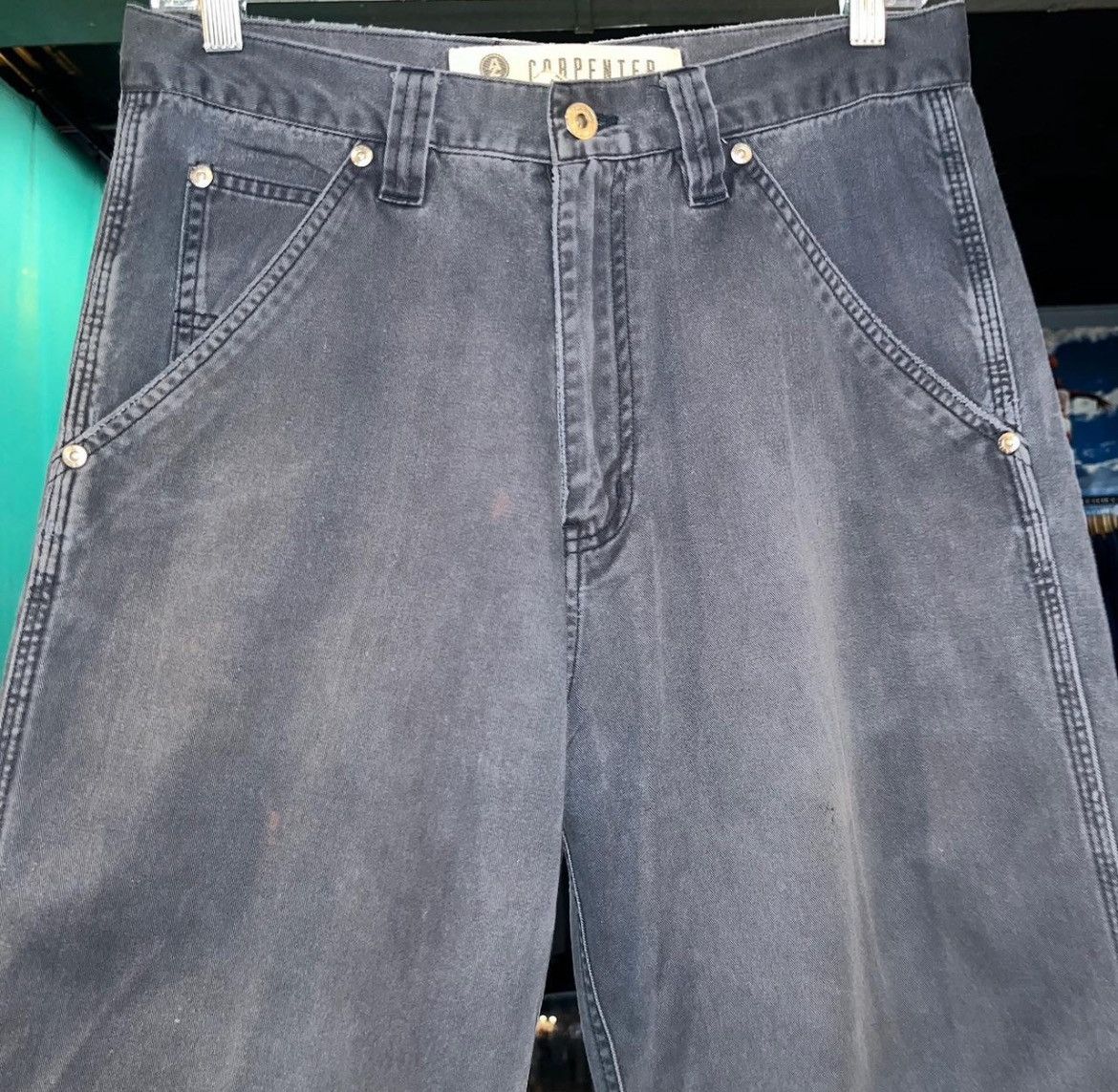 Other Vintage 90s Y2K jnco style light wash blue pants Size US 29 - 2 Thumbnail