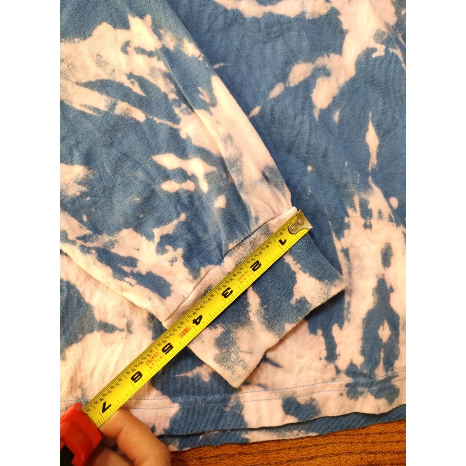 Polo Ralph Lauren VINTAGE Polo Ralph Lauren USA Made Blue Acid Wash Tie Dye Long Sleeve T-Shirt XXL XL? Size US XL / EU 56 / 4 - 7 Thumbnail