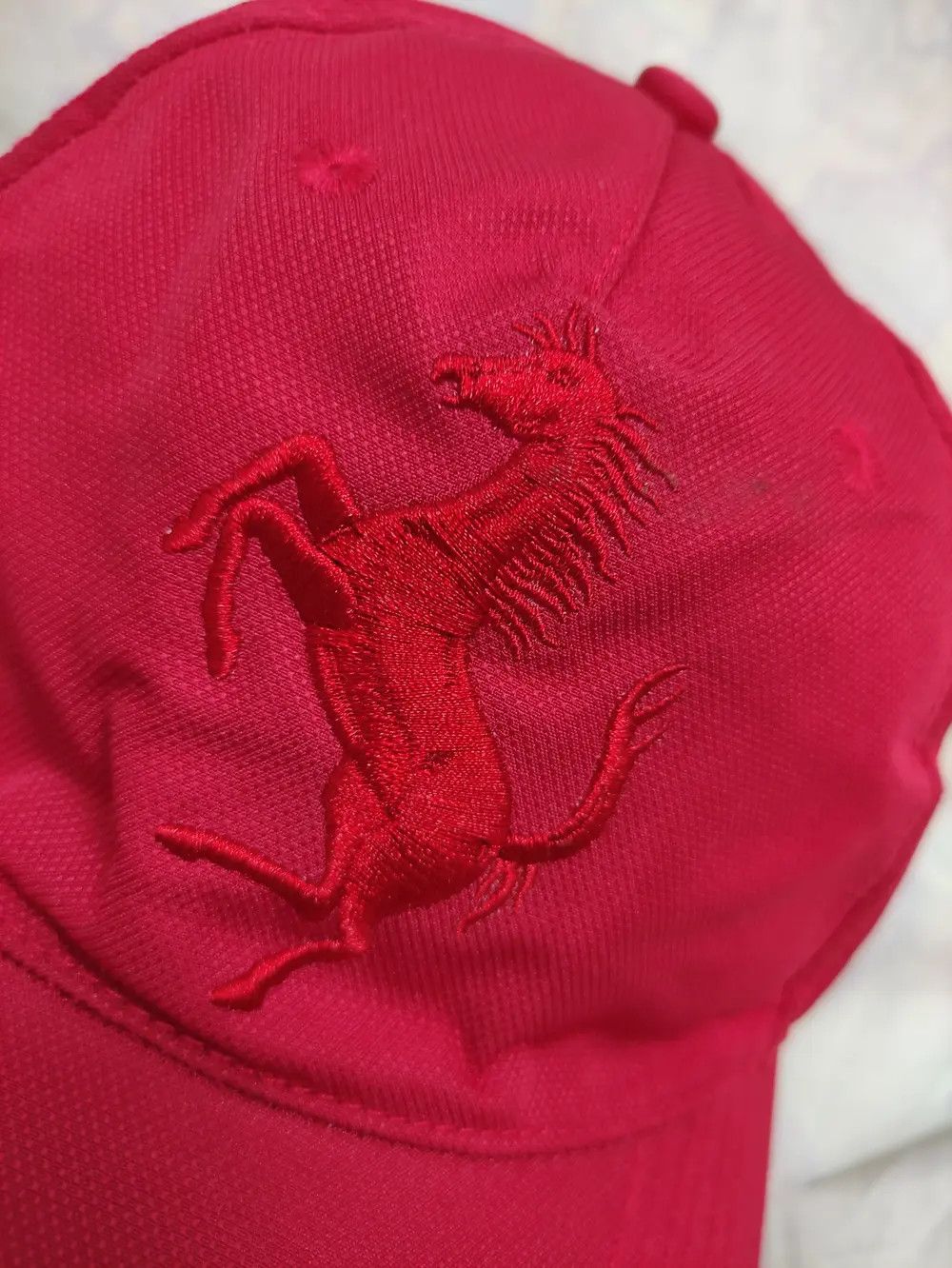 Ferrari FERRARI BIG LOGO FULLY RED COLOUR VINTAGE CAP Size ONE SIZE - 9 Thumbnail