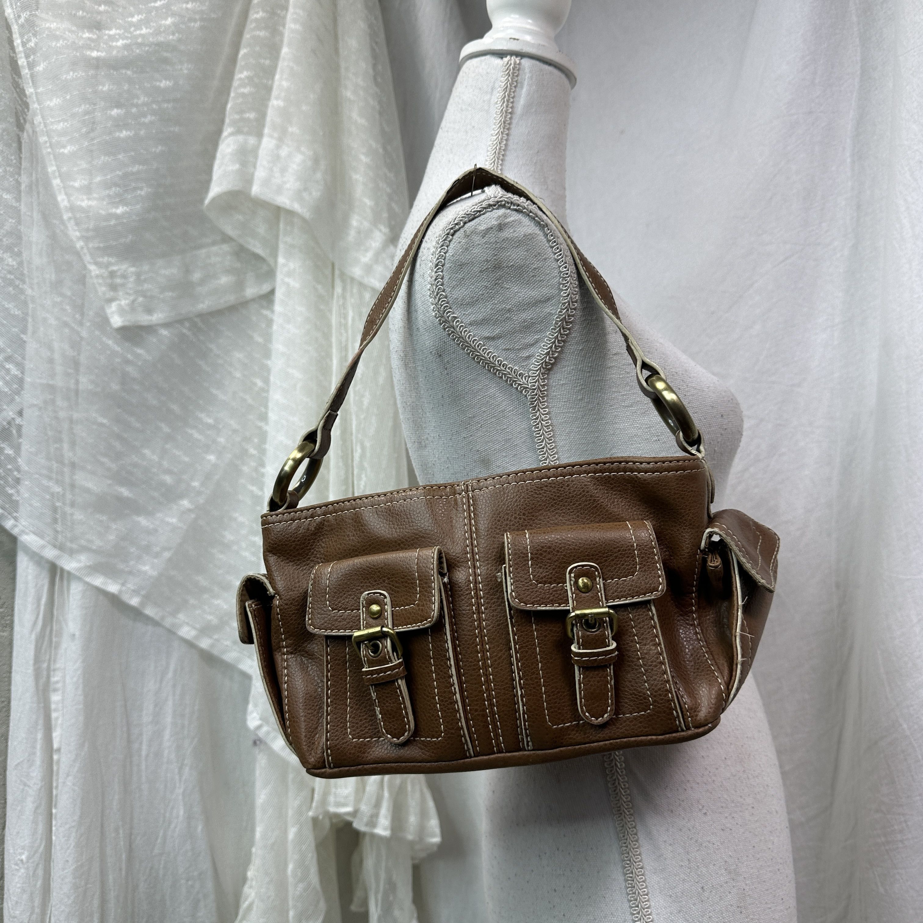 Vintage Vintage Avant Garde Pockets Baguette Bag Y2K Size ONE SIZE - 6 Thumbnail