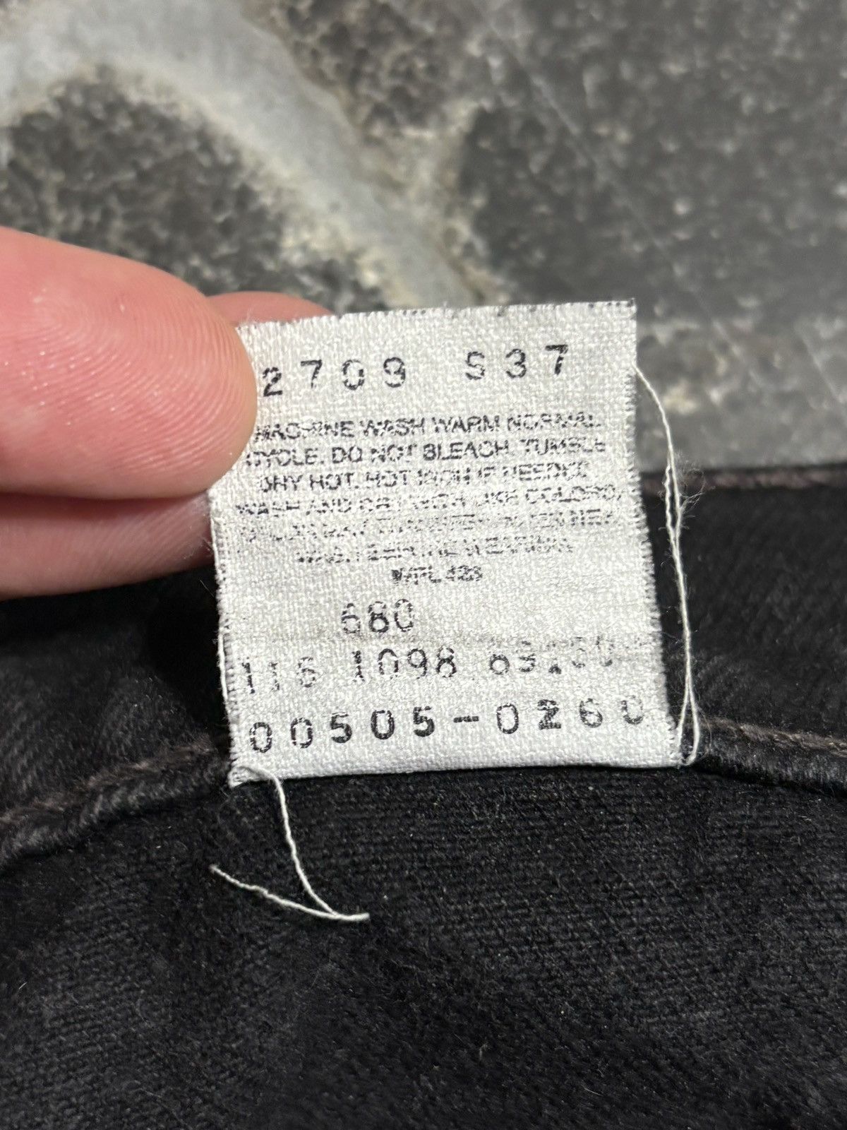 Levi's 1990’s Levi’s 505 Vintage Levi’s Made in Canada Black 29x30 Size US 29 - 6 Thumbnail