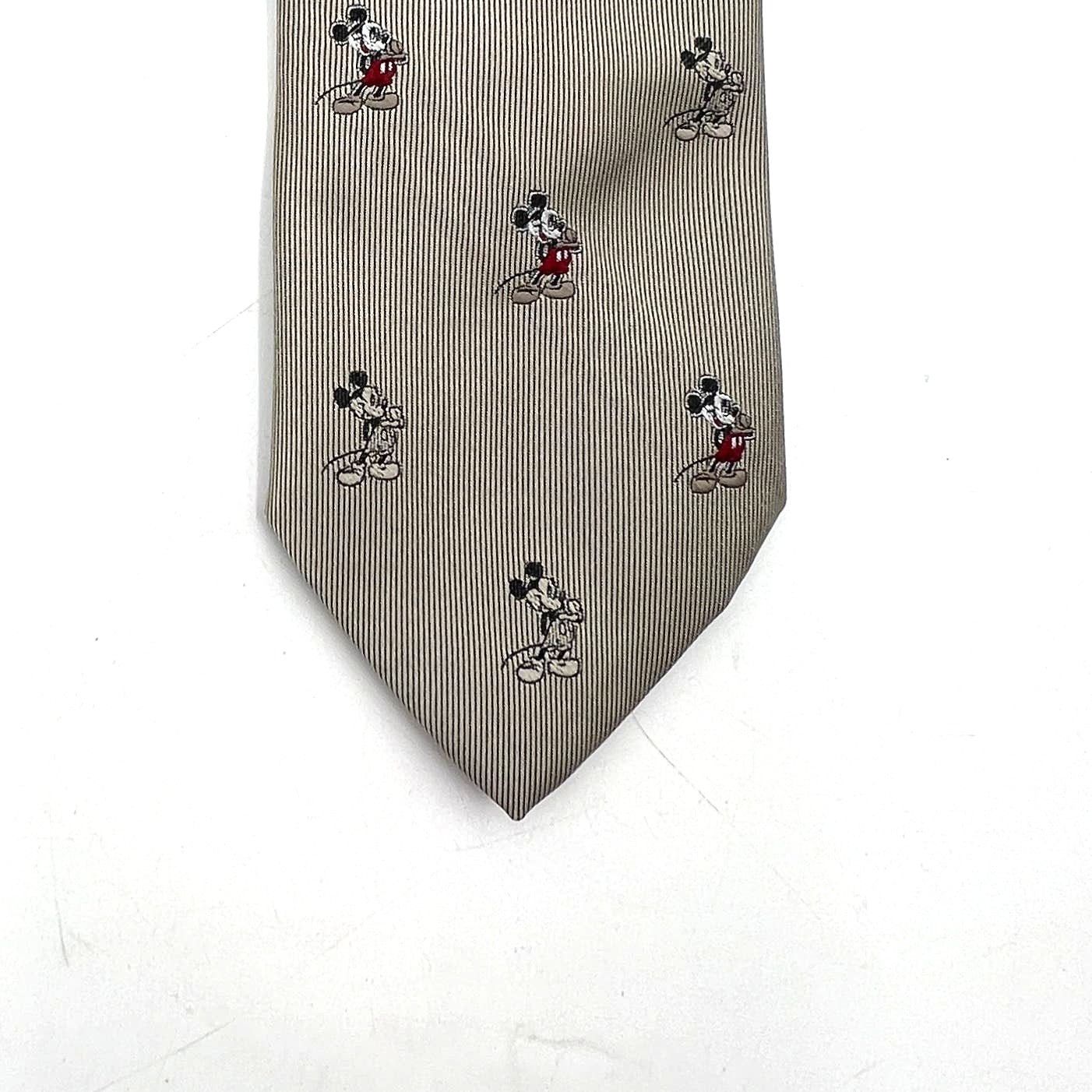 Disney Disney Balancine Mickey Mouse Tie Gray Vintage Size ONE SIZE - 1 Thumbnail