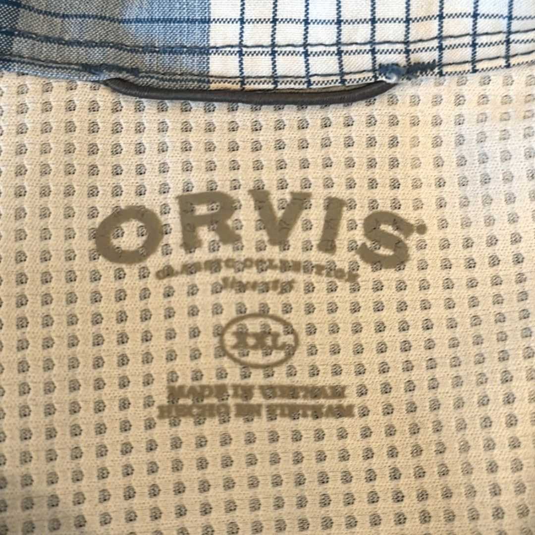 Orvis Orvis Plaid Button-Down Shirt Men’s Short Sleeve XXL Polyester Multicolor Size US XXL / EU 58 / 5 - 5 Thumbnail
