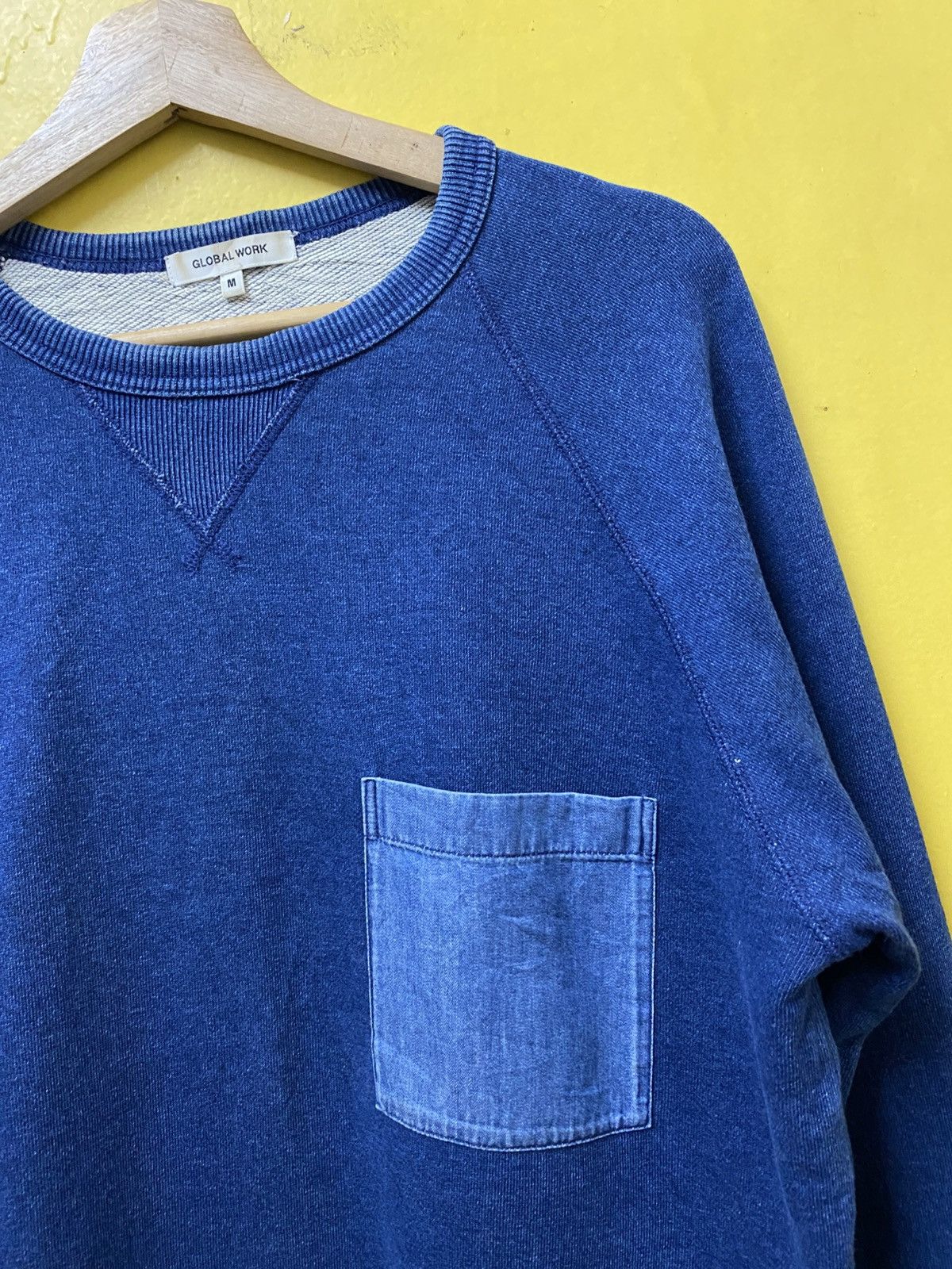 Global Work Global Work Denim Long Sleeve Tshirt Crewneck Size US M / EU 48-50 / 2 - 3 Thumbnail
