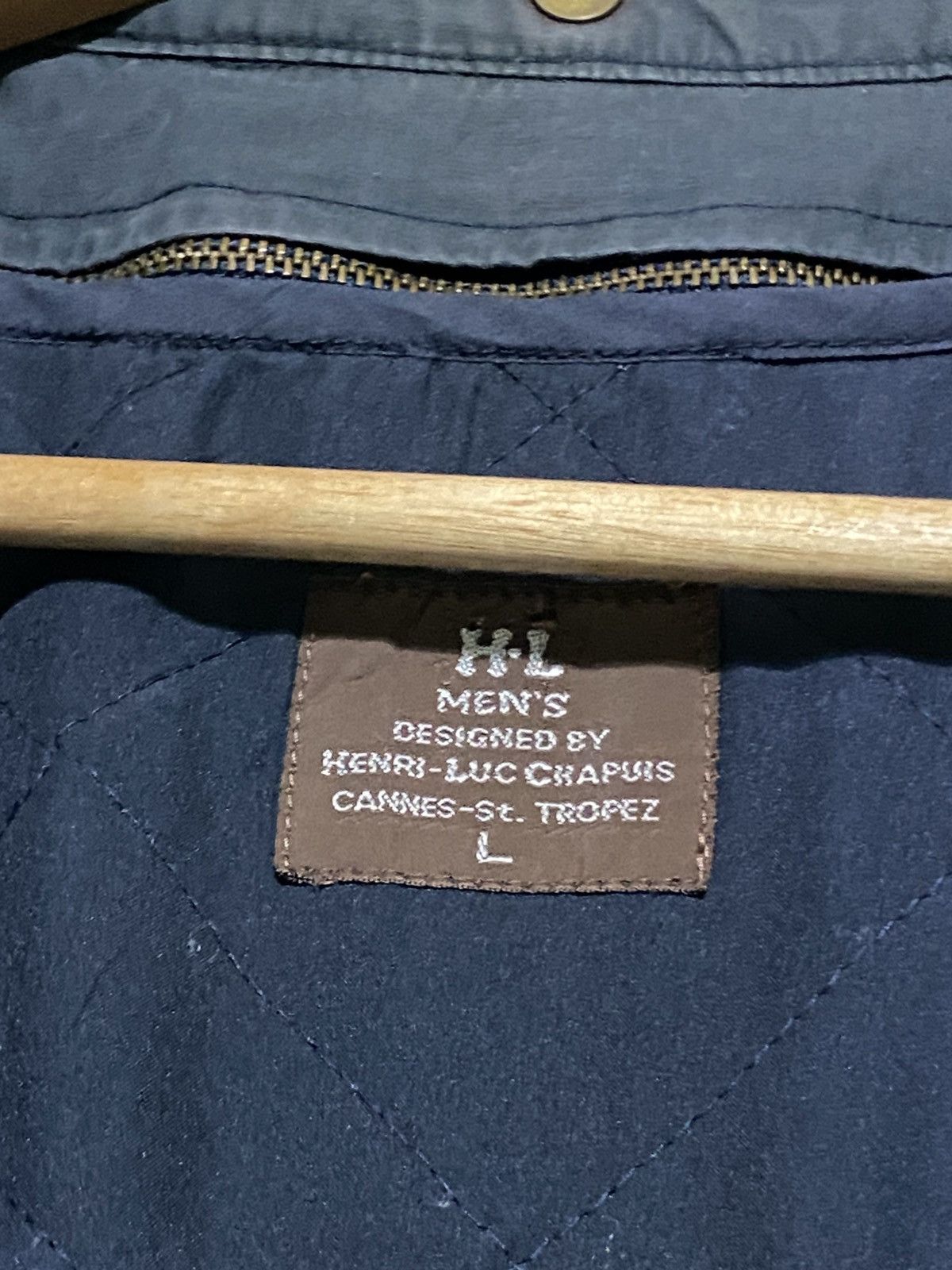 Designer × Vintage RARE 💥 VINTAGE HENRI LUC CHAPUIS INNER VEST BOMBER JACKET Size US L / EU 52-54 / 3 - 12 Thumbnail