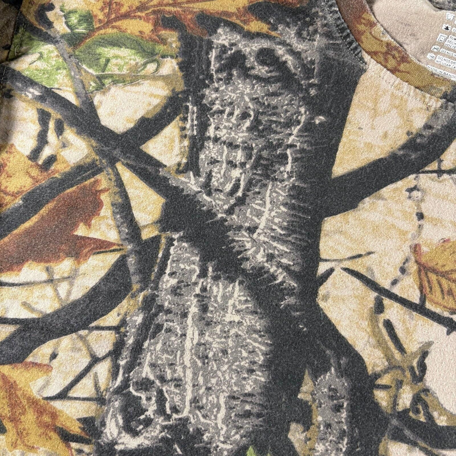 Mossy Oaks Vintage heavyweight real tree camo long sleeve Size US XL / EU 56 / 4 - 6 Thumbnail