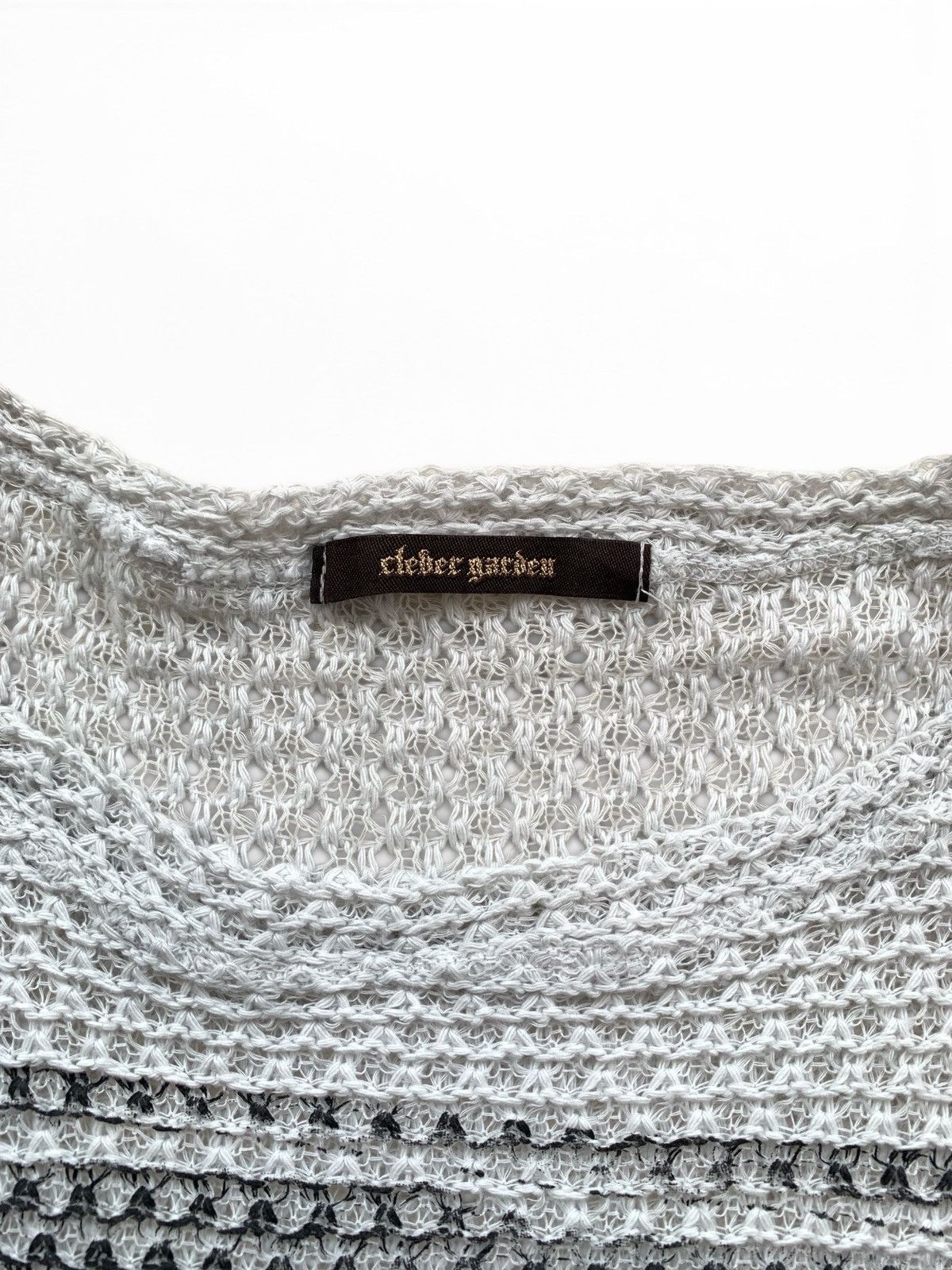 Japanese Brand 2000s japanese archive cleber garden y2k mesh longsleeve tee Size US S / EU 44-46 / 1 - 3 Thumbnail