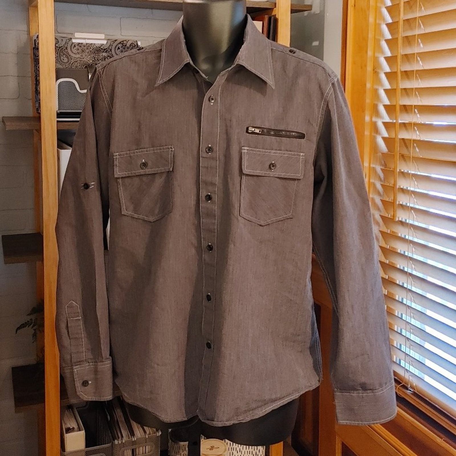 Eighty Eight Casual Button-Down w/ Amazing Details Size US L / EU 52-54 / 3 - 5 Thumbnail