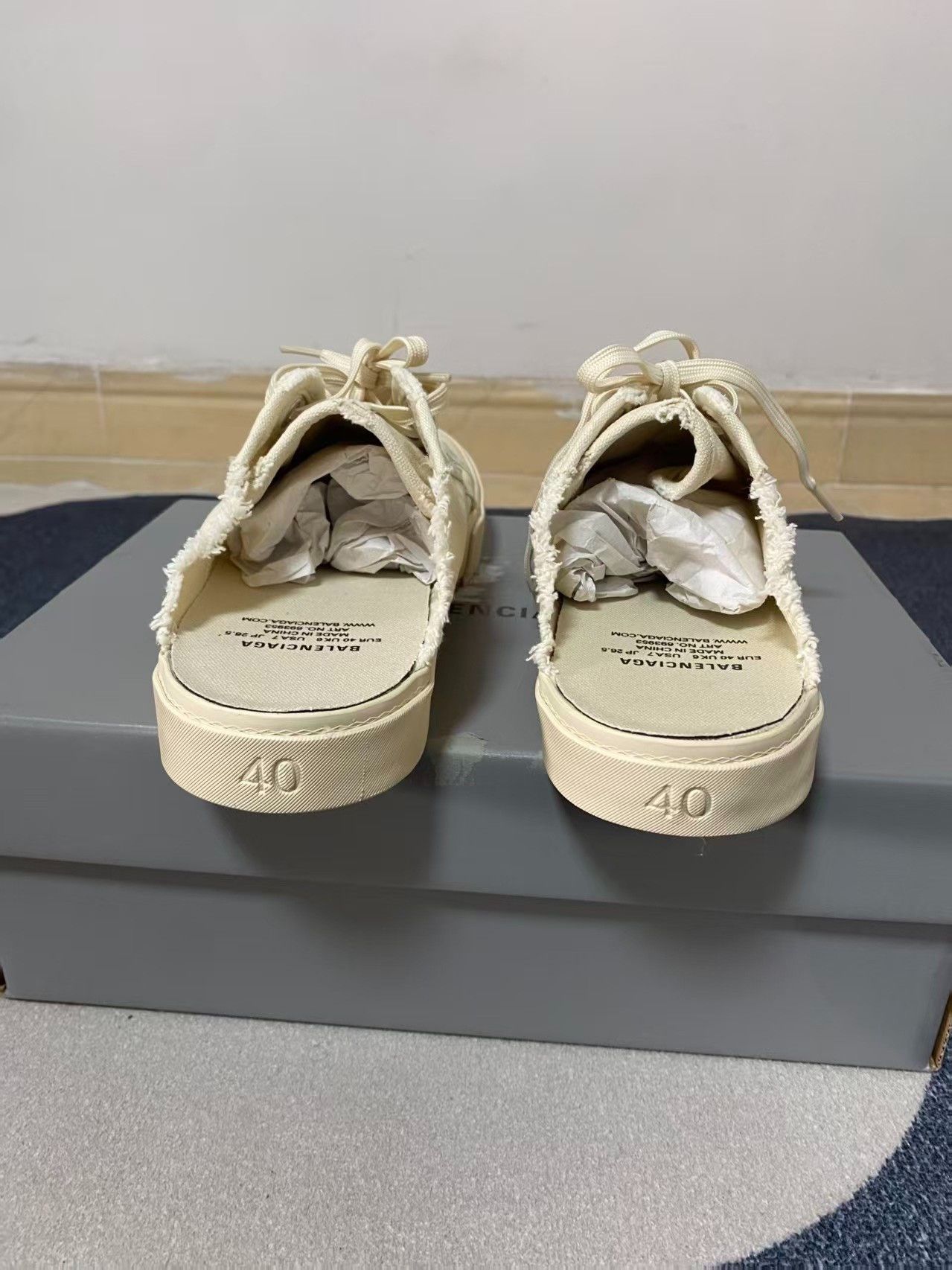 Balenciaga Balenciaga Round-Toe Slip-On Mules Size US 7 / EU 40 - 3 Thumbnail