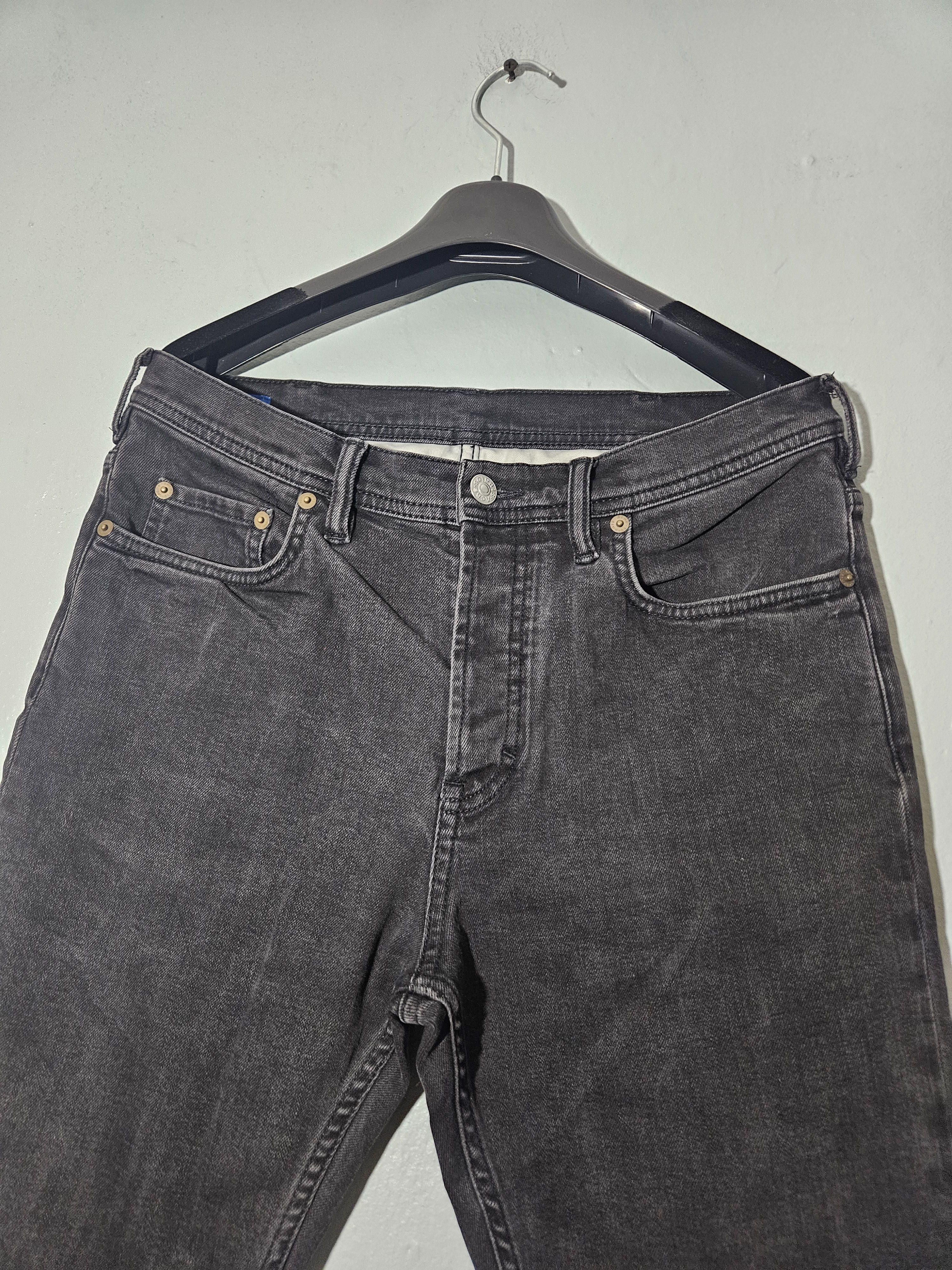 Acne Studios Blå Konst River Used Blk Black Denim Jeans Size US 30 / EU 46 - 2 Thumbnail