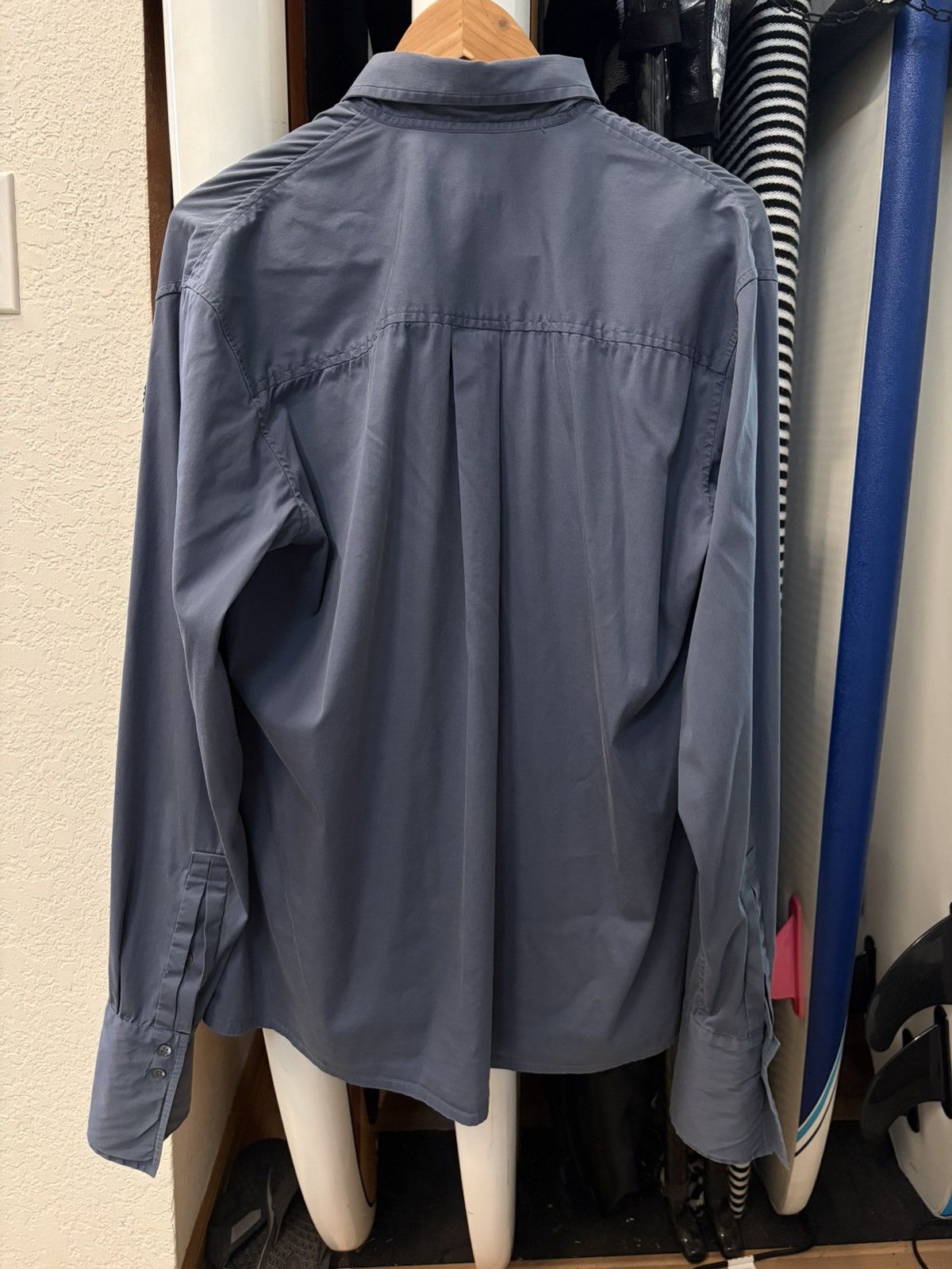 Yves Saint Laurent YSL Rive Gauche - Hidden Placket Shirt by Hedi Slimane Size US XL / EU 56 / 4 - 4 Thumbnail