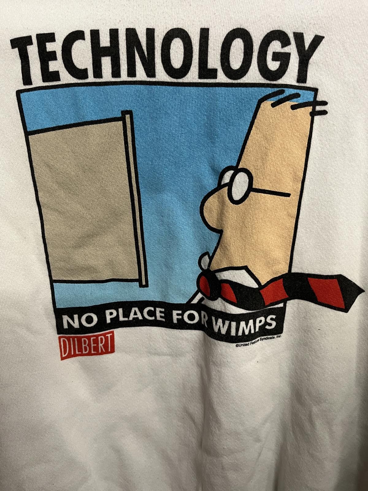 Jerzees VTG Dilbert Comic Crew Neck - Dilbert Sweatershirt - 2XL Size US XXL / EU 58 / 5 - 3 Thumbnail