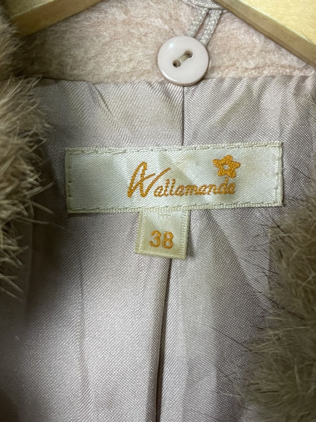 Japanese Brand × Vintage Wallamanda Japanese Brand Faux Fur Coat (47) Size XS / US 0-2 / IT 36-38 - 3 Thumbnail