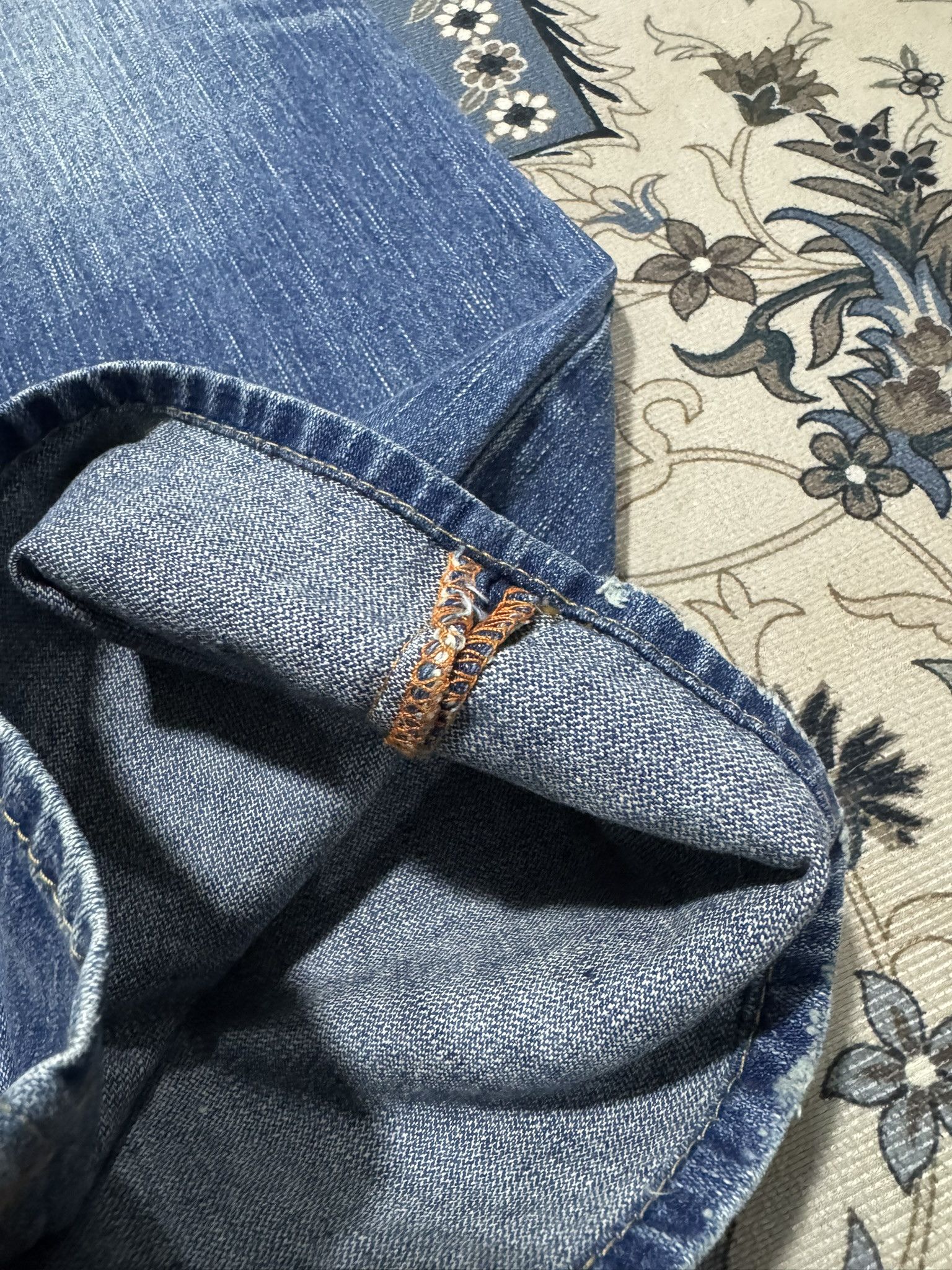 True Religion × Vintage Y2K Flare True Religion Bobby Distressed Jeans Size 32" / US 10 / IT 46 - 10 Thumbnail