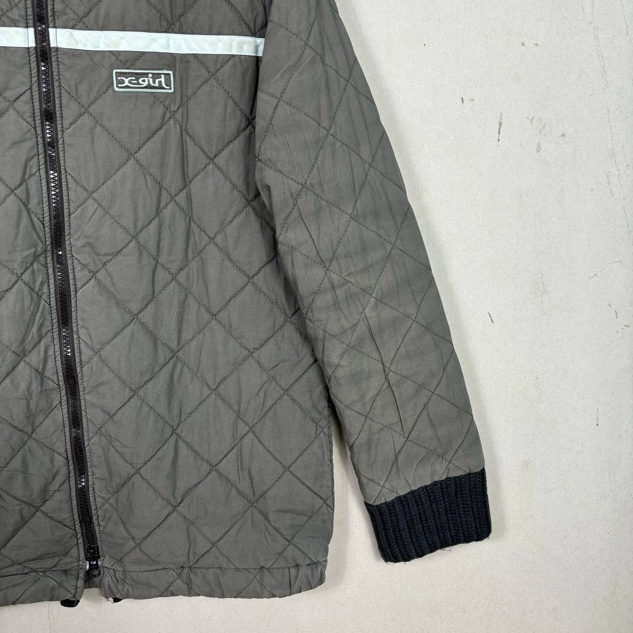 Japanese Brand Vtg X-Girl Japan Quilted Puffer Jacket Reflective Archival S Size S / US 4 / IT 40 - 5 Thumbnail