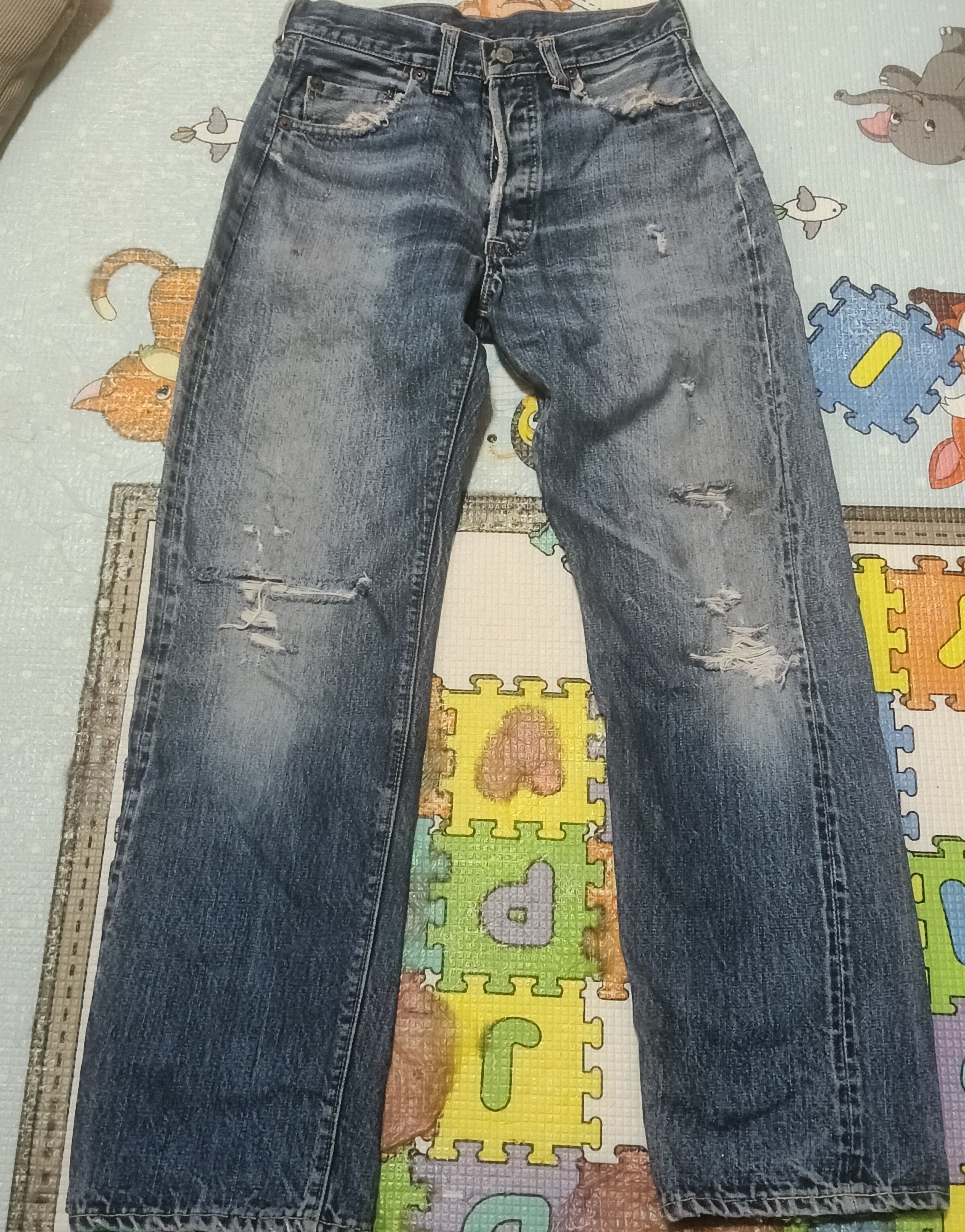 Levi's Vintage Clothing 60s Vintage Levis Big E , single stitch, lemon stitch Size US 28 / EU 44 - 1 Thumbnail