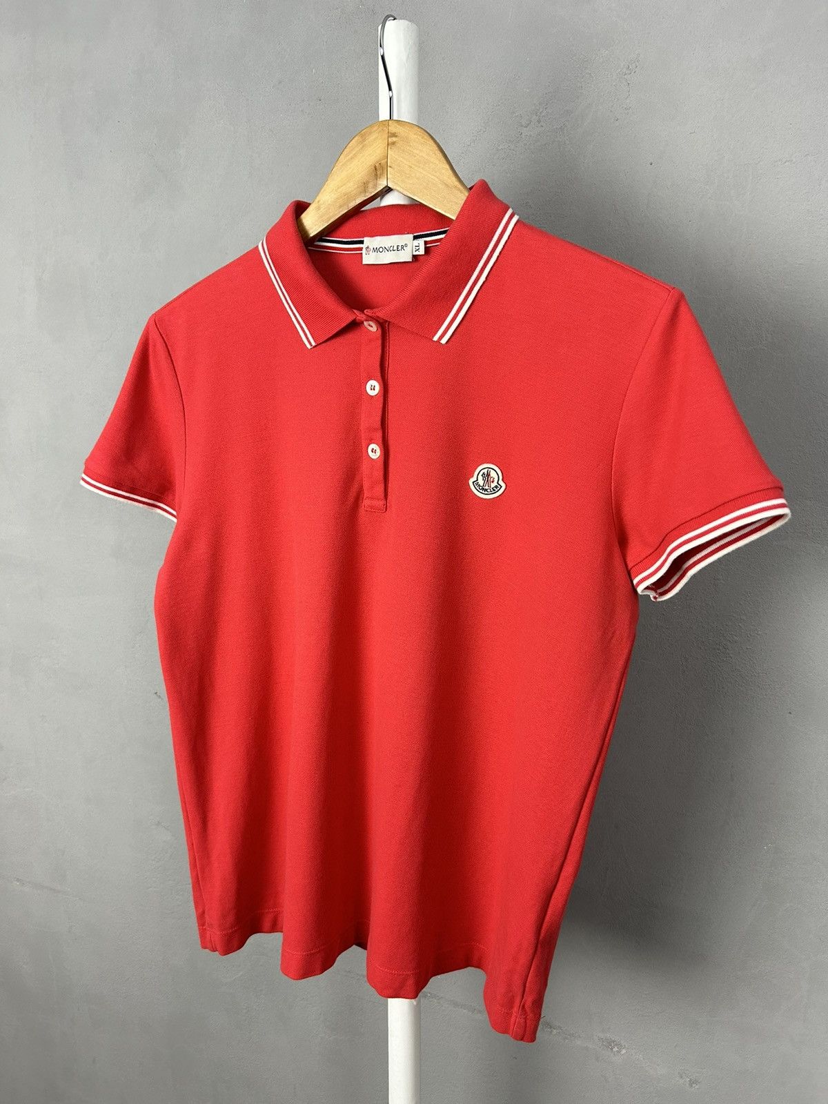 Moncler Moncler Polo Shirt Logo Short Sleeve Size XL Size XL / US 12-14 / IT 48-50 - 3 Thumbnail