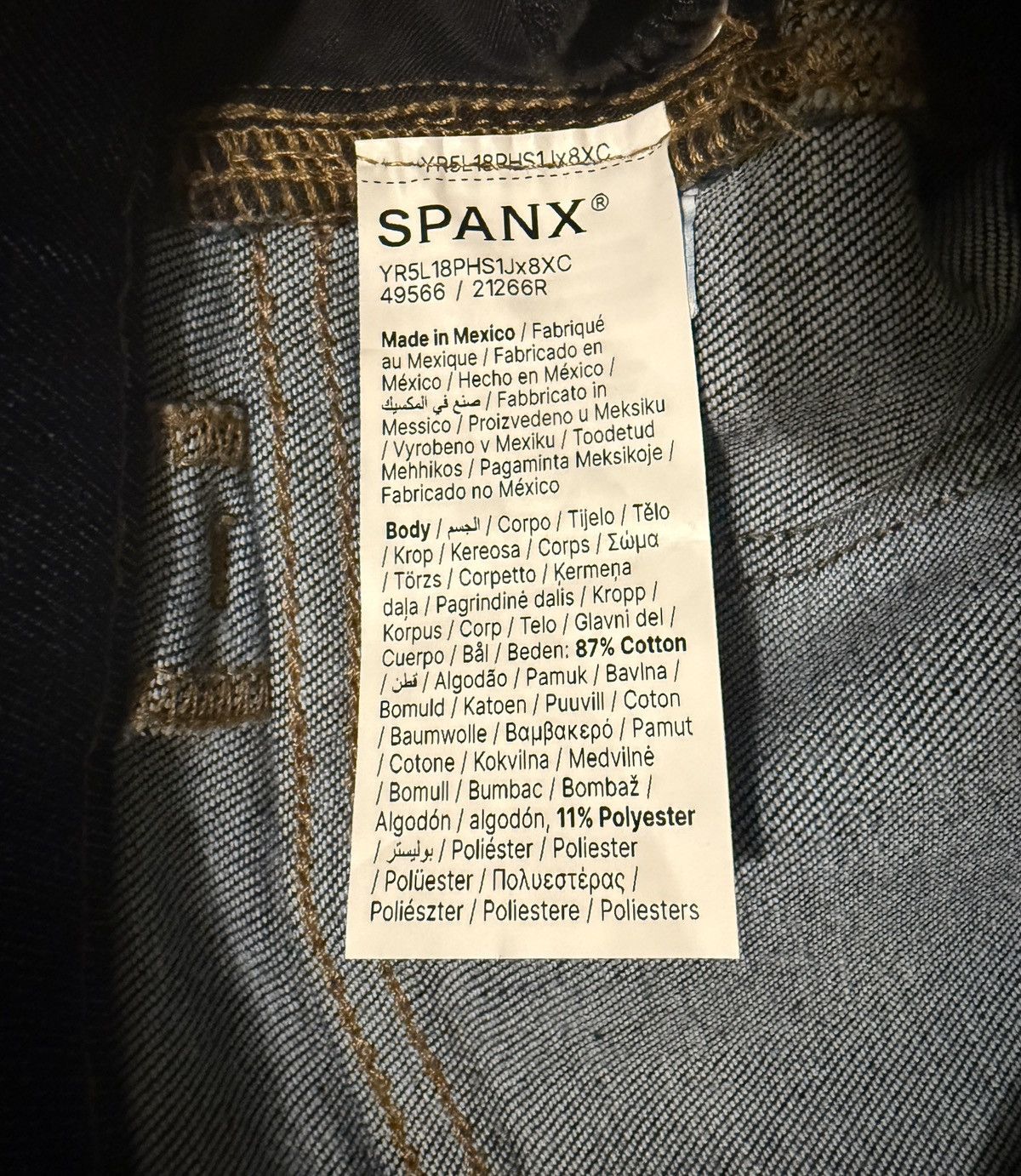 Spanx Spanx Shape Original Everywhere Flare Indigo Hi Rise Jeans Size 24" / US 00 / IT 34 - 3 Thumbnail