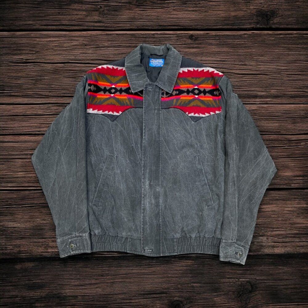 Pendleton Pendleton High Grade Western Wear Cowboy Aztec Wool Denim J Size US M / EU 48-50 / 2 - 1 Thumbnail