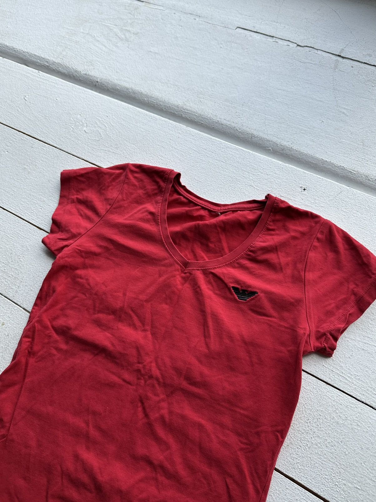 Armani × Vintage 🚨AVANT GARDE ARMANI 90s RARE longsleeve BIG LOGO Y2K LUXURY Size S / US 4 / IT 40 - 4 Thumbnail