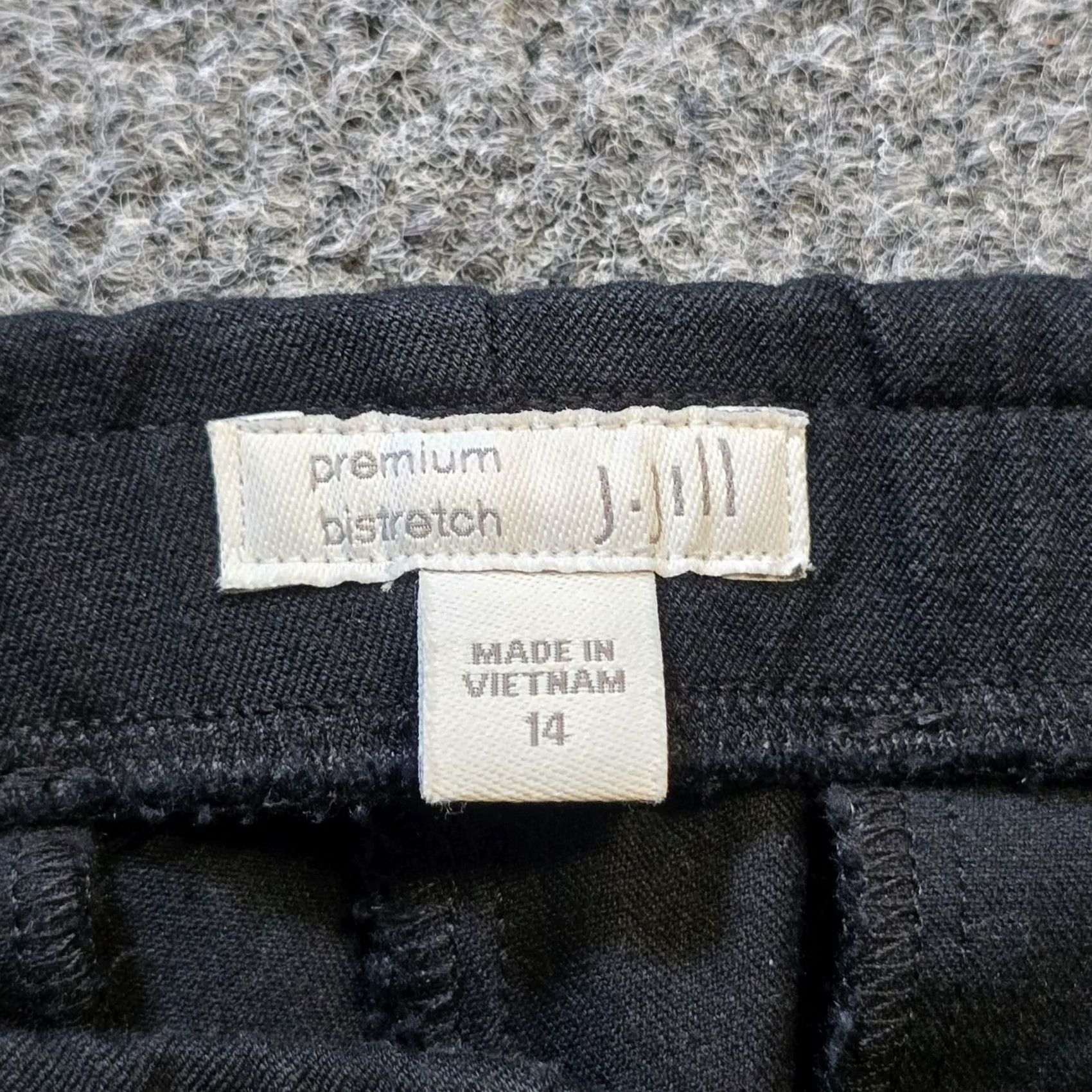 J. Jill J. Jill Pants Women 14 Black Premium Bi Stretch Ankle Career Casual Cuffed Size 36" / US 14 / IT 50 - 4 Thumbnail