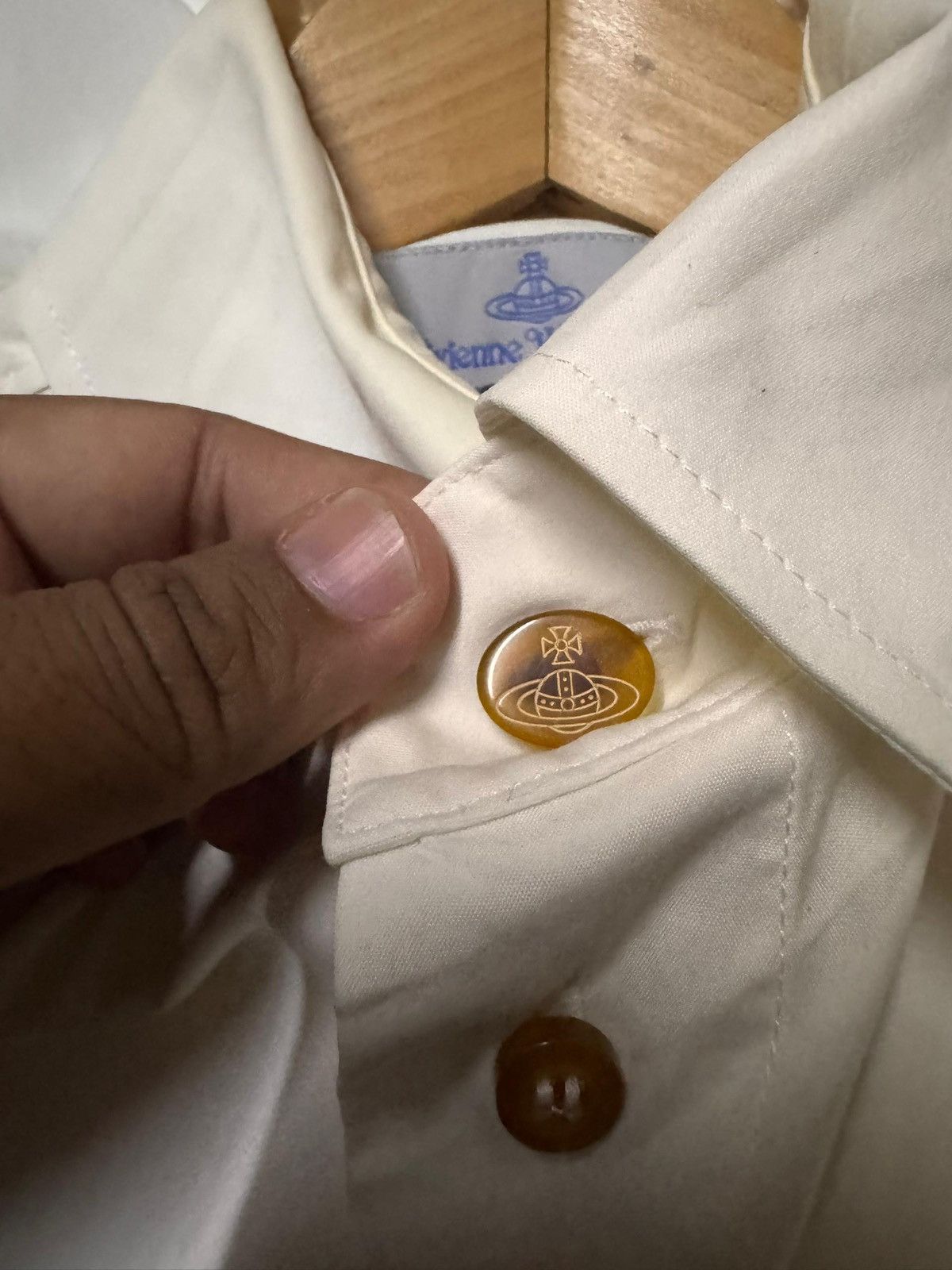 Vivienne Westwood Vivienne Westwood Man Embroidery Orb Logo Shirt Size US M / EU 48-50 / 2 - 6 Thumbnail