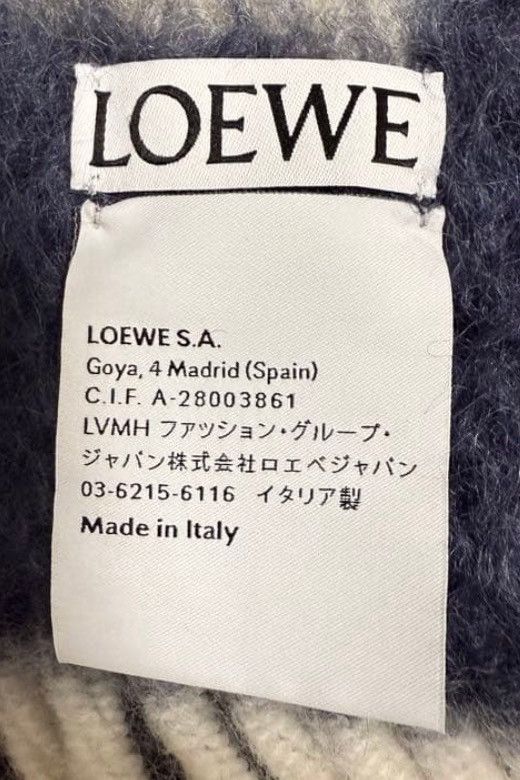 Loewe Loewe anagram wool scarf Size ONE SIZE - 2 Thumbnail
