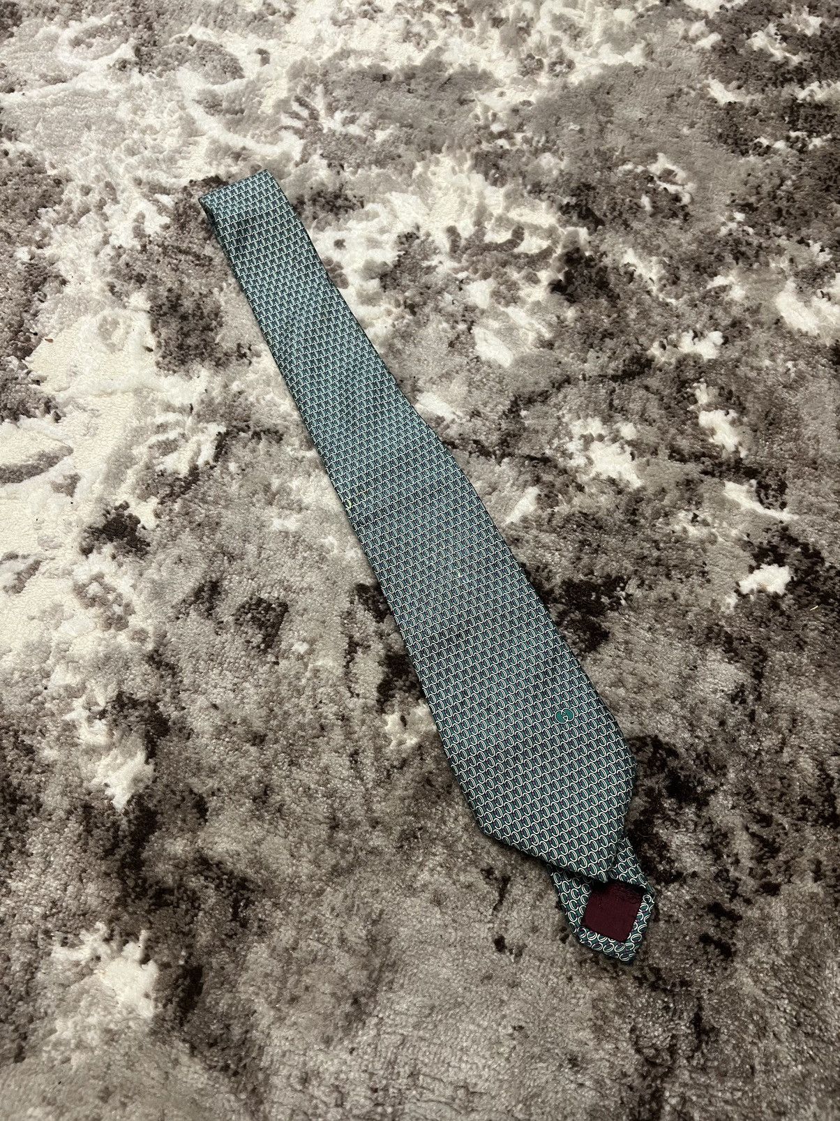 Gucci Vintage Gucci Silk monogram tie Size ONE SIZE - 2 Thumbnail