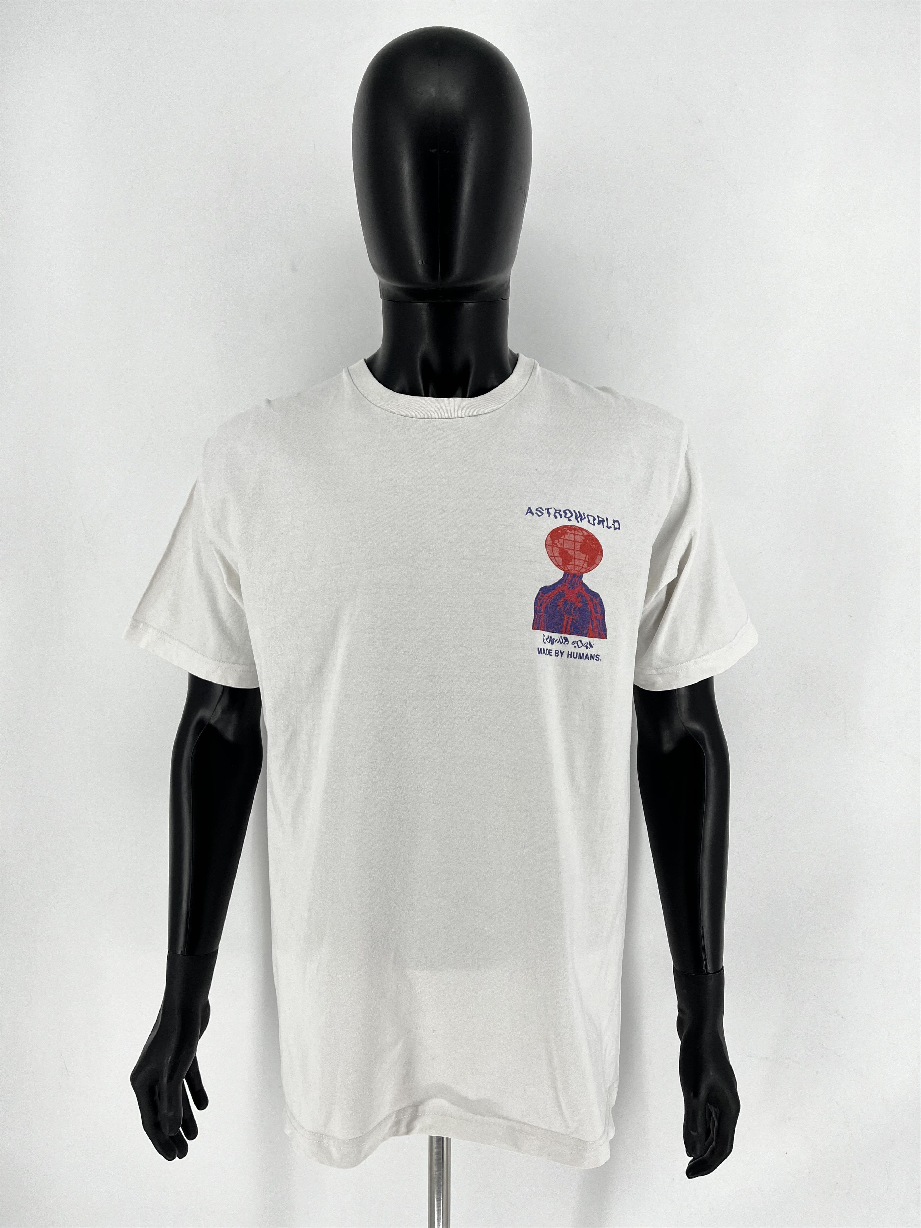 Travis Scott Travis Scott ASTROWORLD Coming Soon Made By Humans T Shirt Size US L / EU 52-54 / 3 - 2 Thumbnail