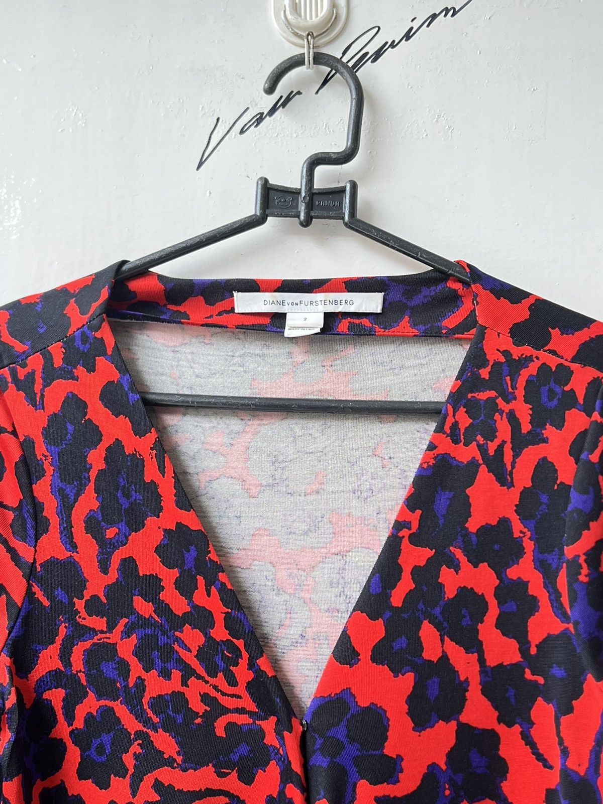 Diane von Furstenberg Diane Von Furstenberg Flower Motive Dress/Cardigan Size XS / US 0-2 / IT 36-38 - 4 Thumbnail