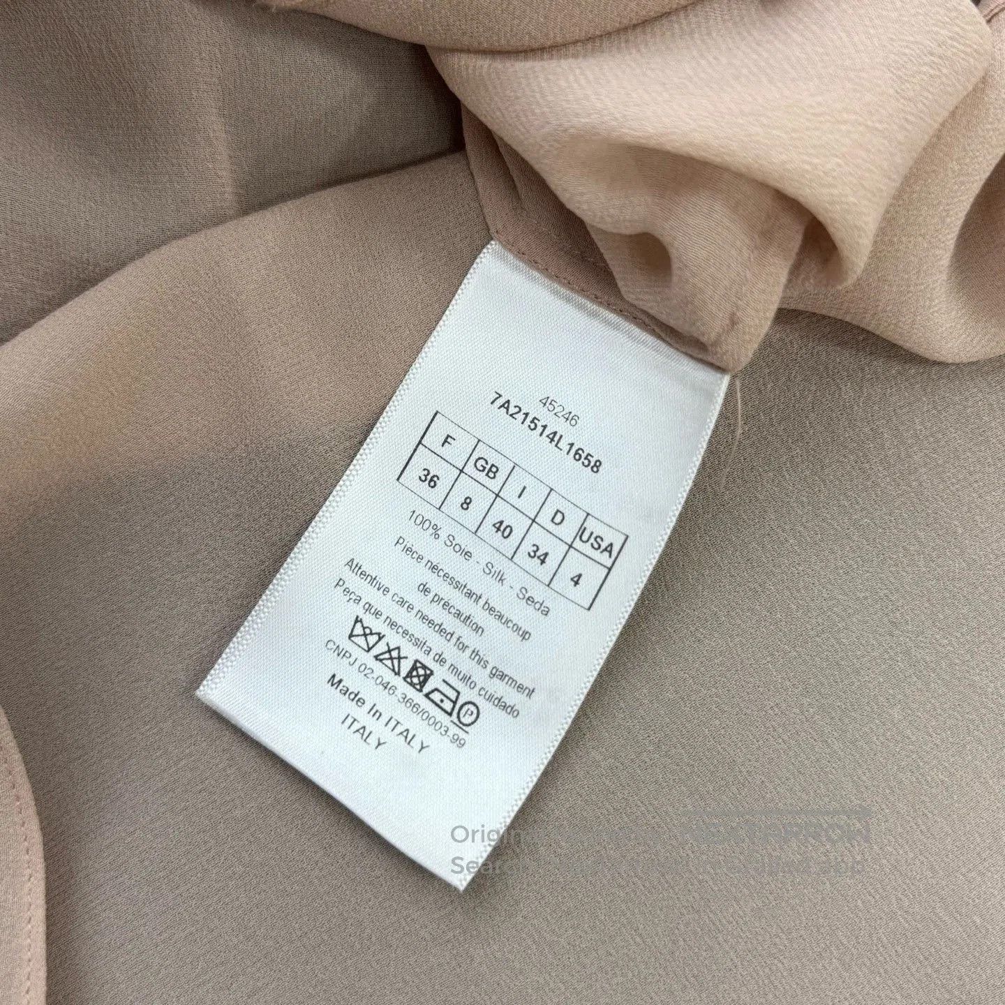 Dior Dior Silk Ribbon Long Shirt. Size XS / US 0-2 / IT 36-38 - 5 Thumbnail