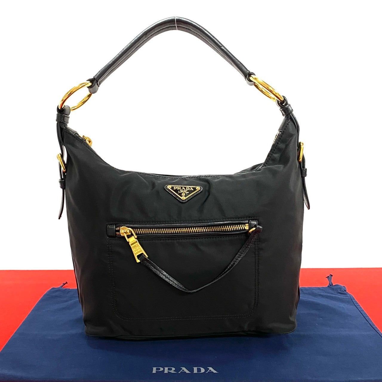Prada Prada Handbag Black Synthetic Size ONE SIZE - 1 Thumbnail