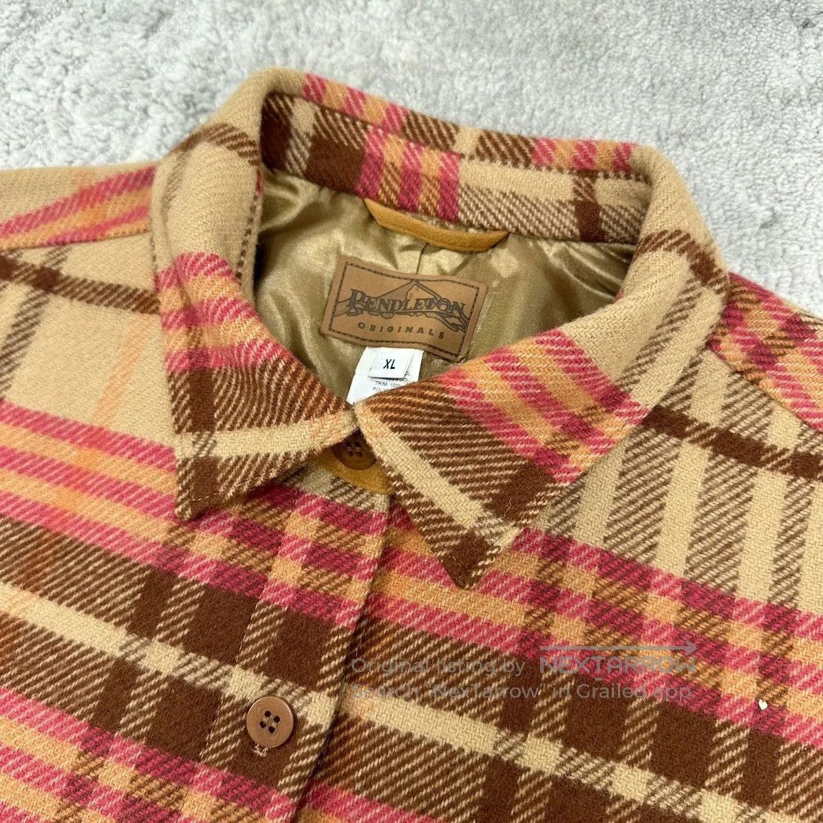 Pendleton Pendleton Plaid Wool Blend Shirt Jacket. Size US XL / EU 56 / 4 - 6 Thumbnail