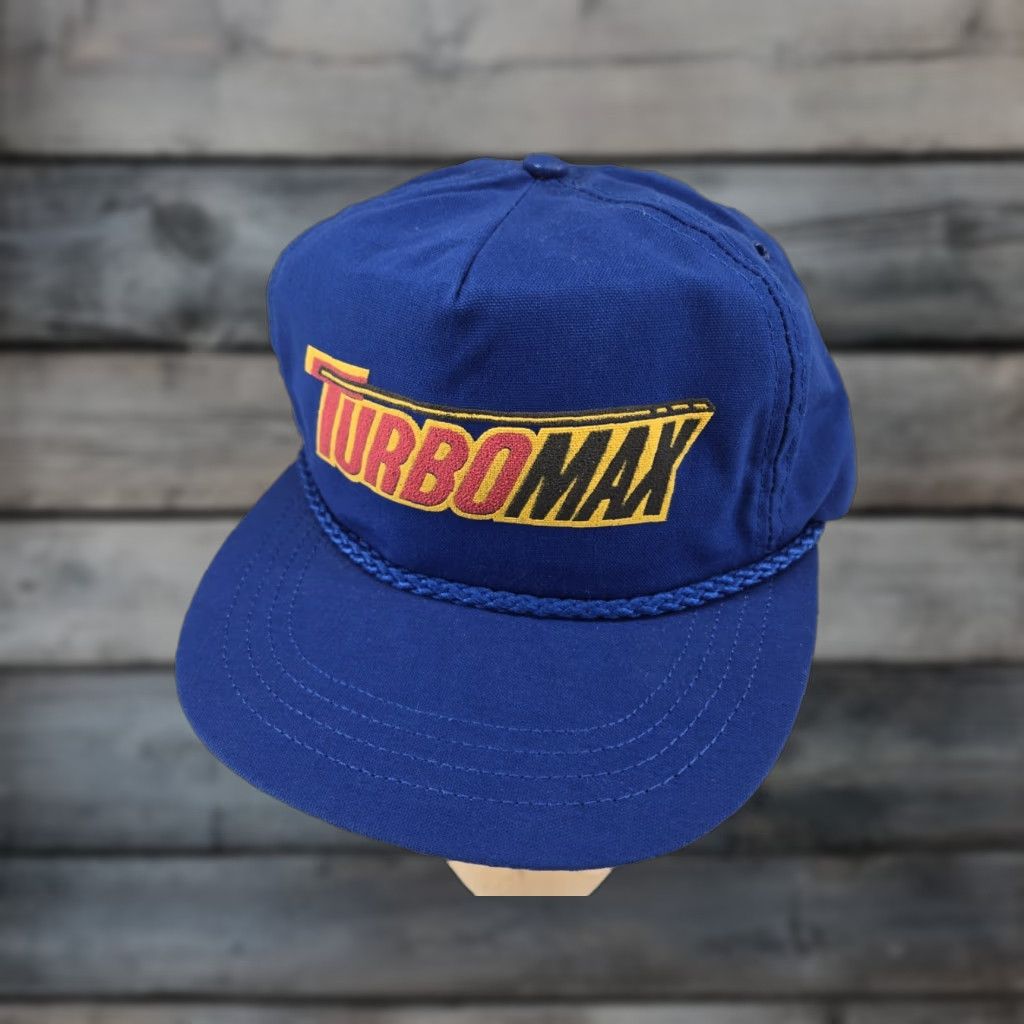 Vintage VINTAGE Unbranded Trucker Hat Rope Blue One Size Men Adjustable Trubomax Hat Size ONE SIZE - 1 Thumbnail
