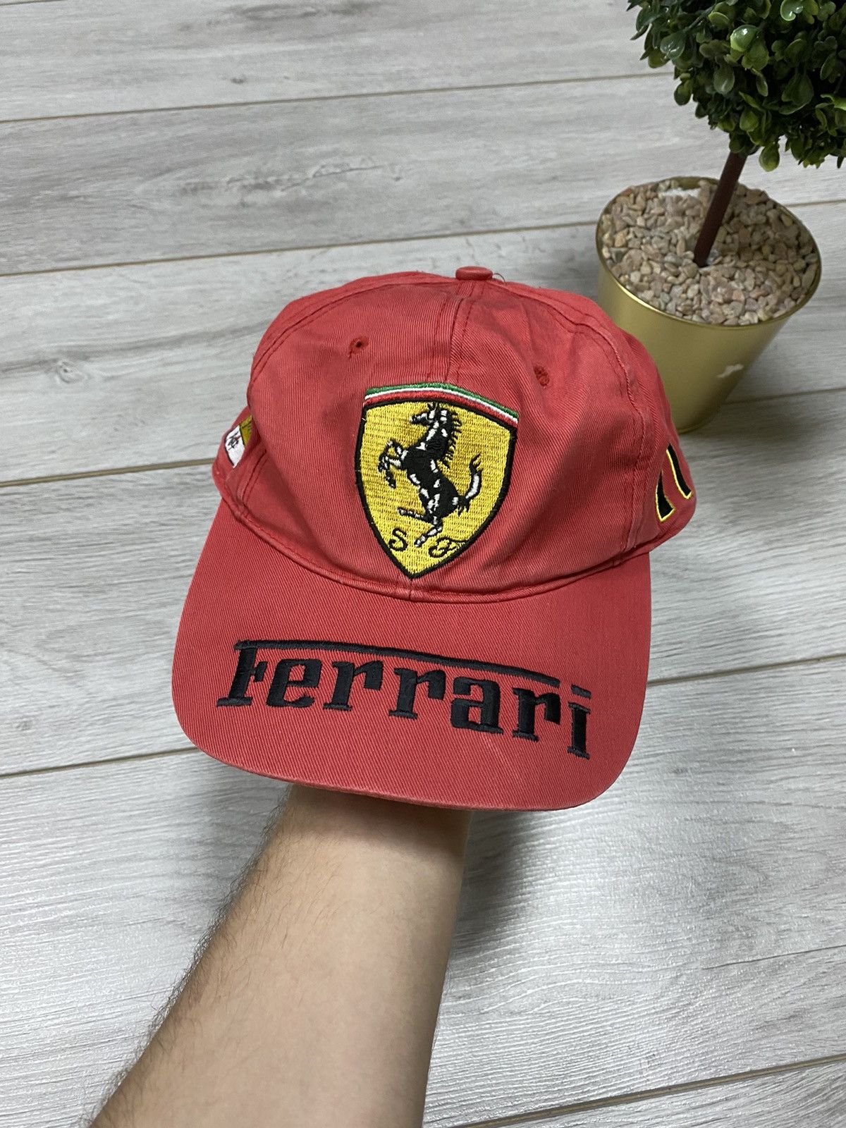 Ferrari Ferrari vintage cap formula uno 1 big logo 5 panel Size ONE SIZE - 1 Thumbnail