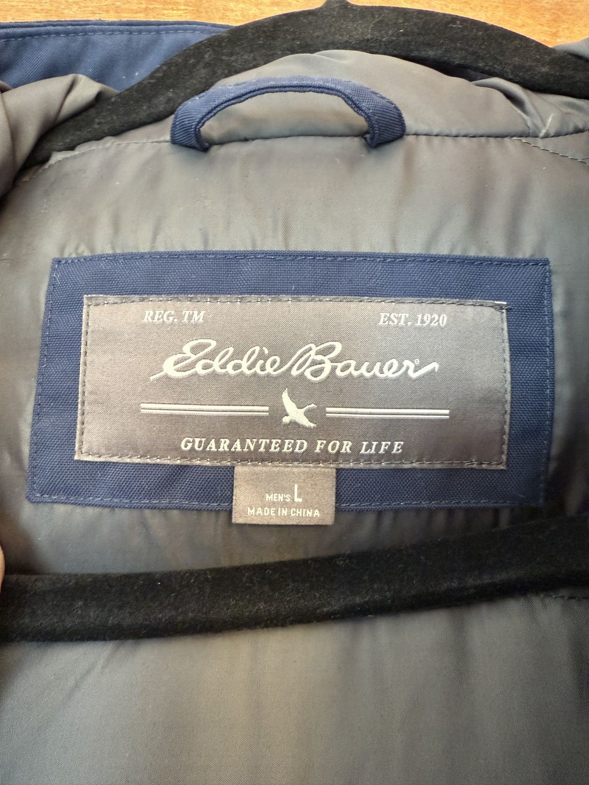 Eddie Bauer Eddie Bauer Men’s Navy Premium DOWN Hooded Weatheredge Parka Size US L / EU 52-54 / 3 - 2 Thumbnail