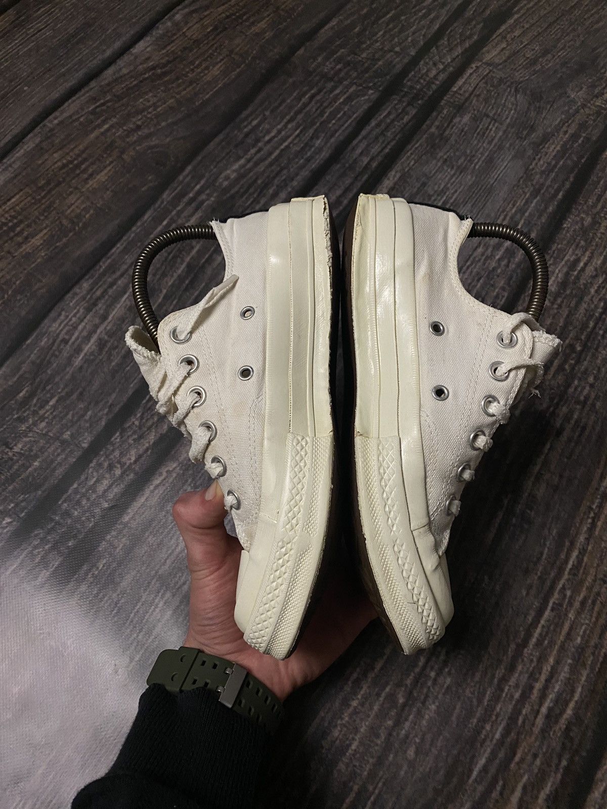 Comme des Garcons × Converse RARE❗️COME DES GARSONS x CONVERS LOW SNEAKERS Size US 7.5 / IT 37.5 - 4 Thumbnail