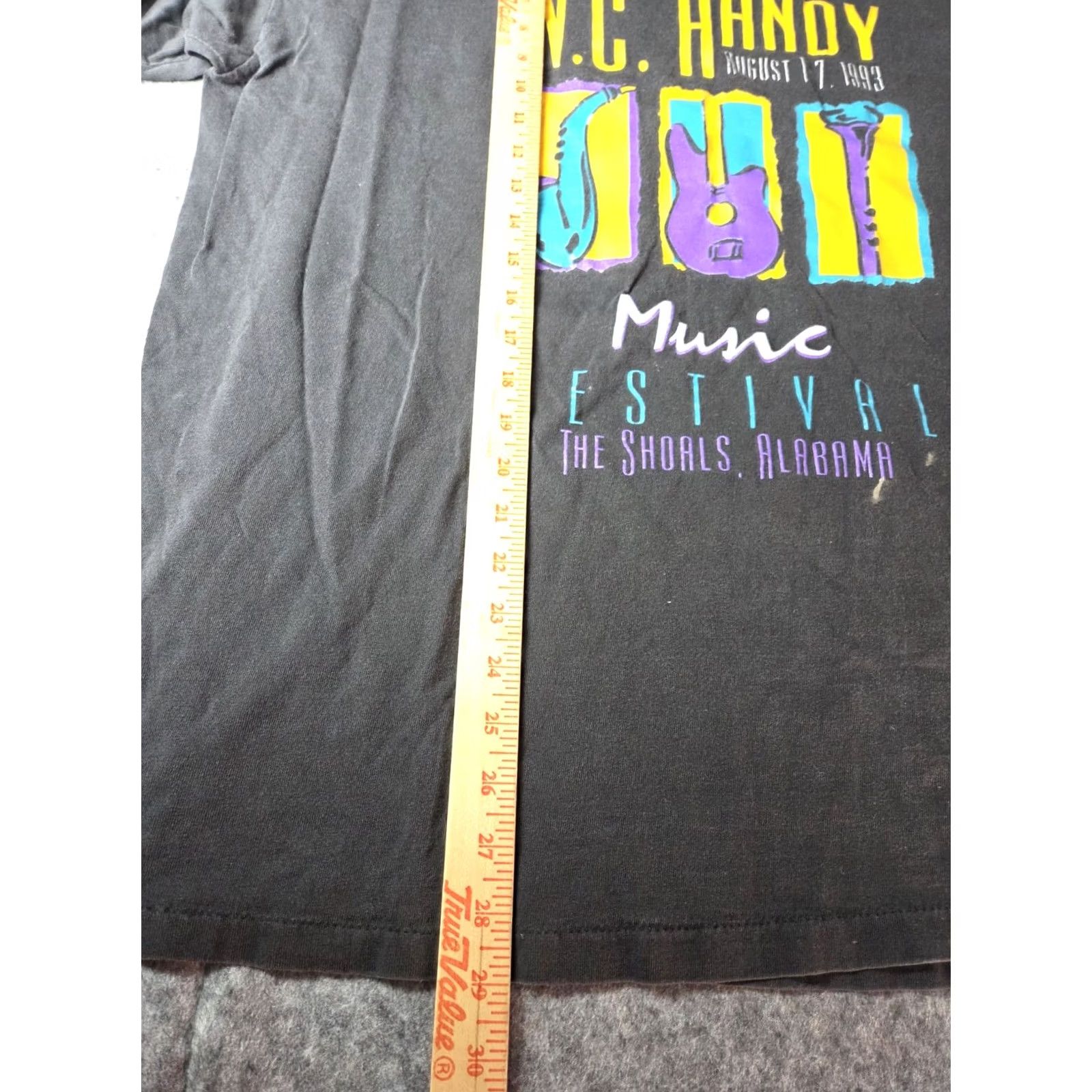Gildan VINTAGE W.C Handy Jazz Festival 1993 Shirt 2XL Faded Made In USA Size US XXL / EU 58 / 5 - 7 Thumbnail