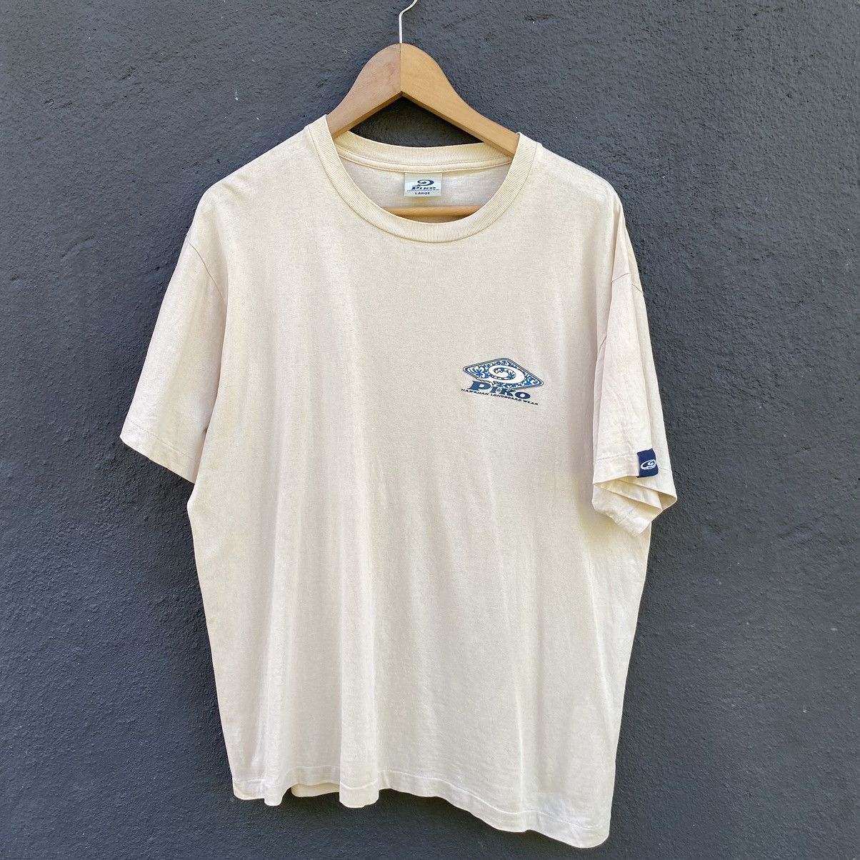 Vintage Vintage 90s Piko Hawaiian Longboard Wear T-shirt Size US L / EU 52-54 / 3 - 2 Thumbnail
